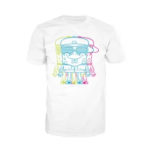 SpongeBob SquarePants 3D Official Men's T-Shirt (White)