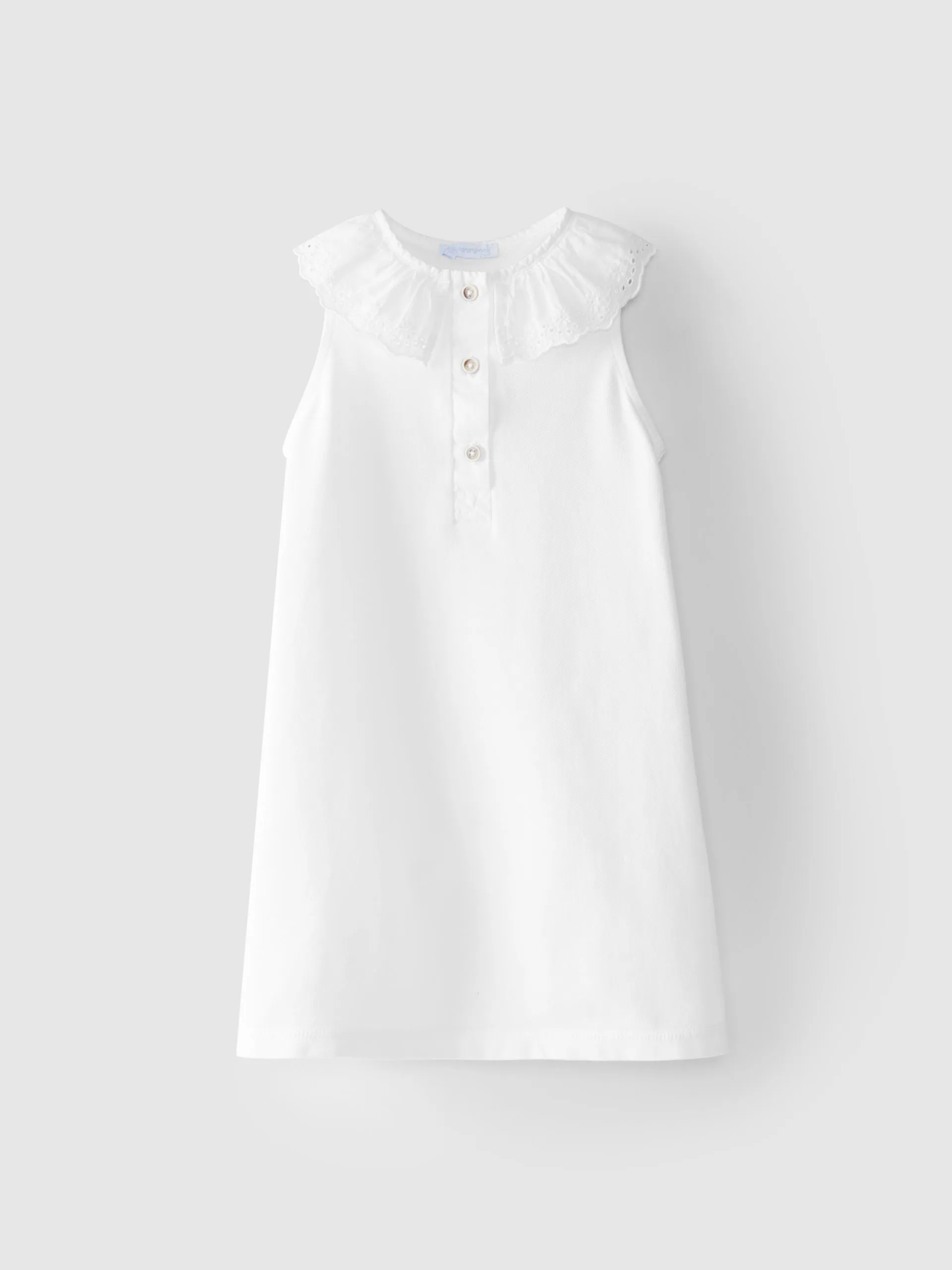 SS23 Laranjinha Girls White Dress V3606