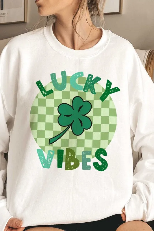 ST. PATRICK'S - LUCKY VIBES GRAPHIC SWEATSHIRT