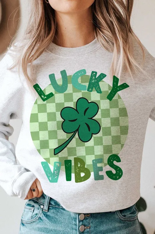 ST. PATRICK'S - LUCKY VIBES GRAPHIC SWEATSHIRT