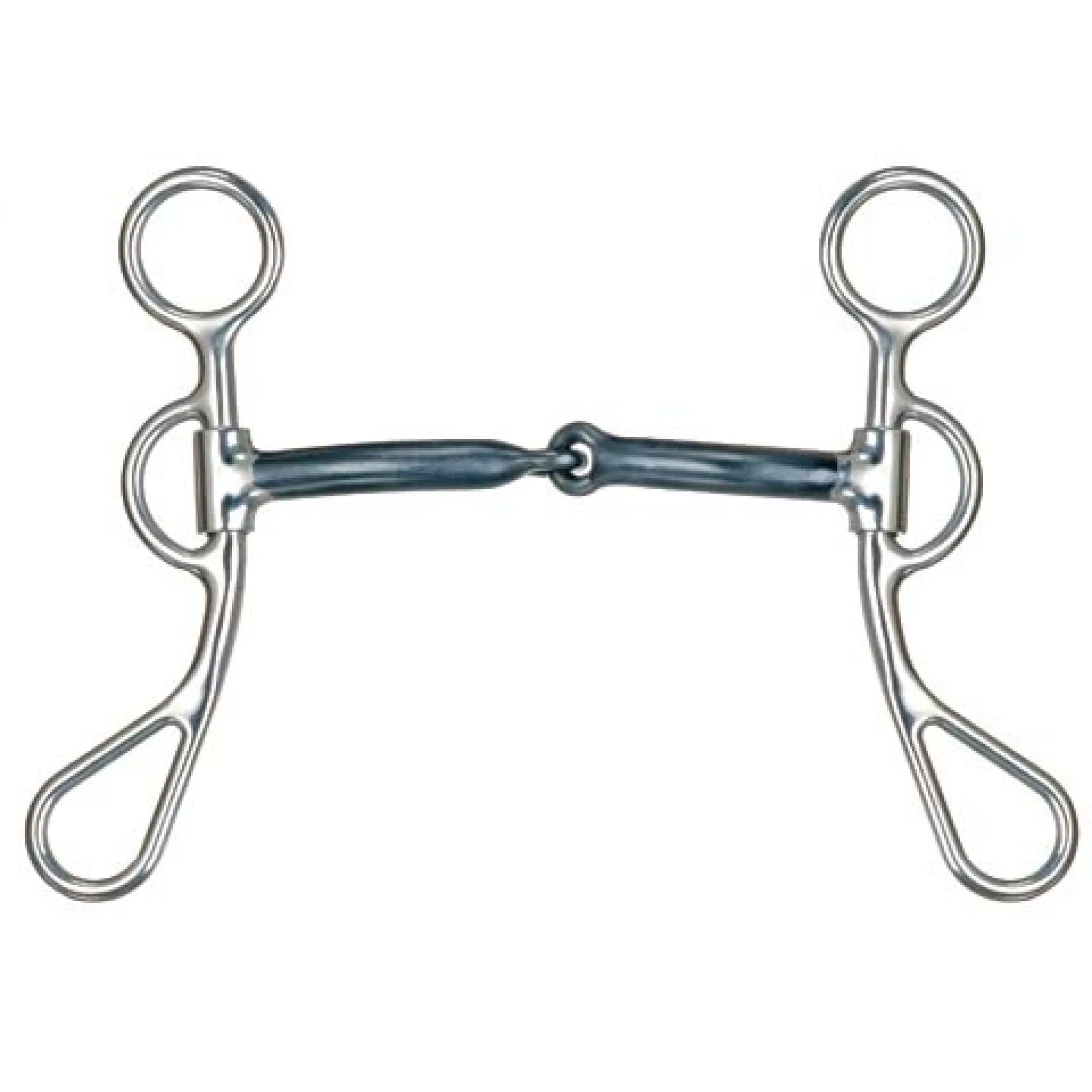 Stainless Steel Argentine Smooth Snaffle Bit