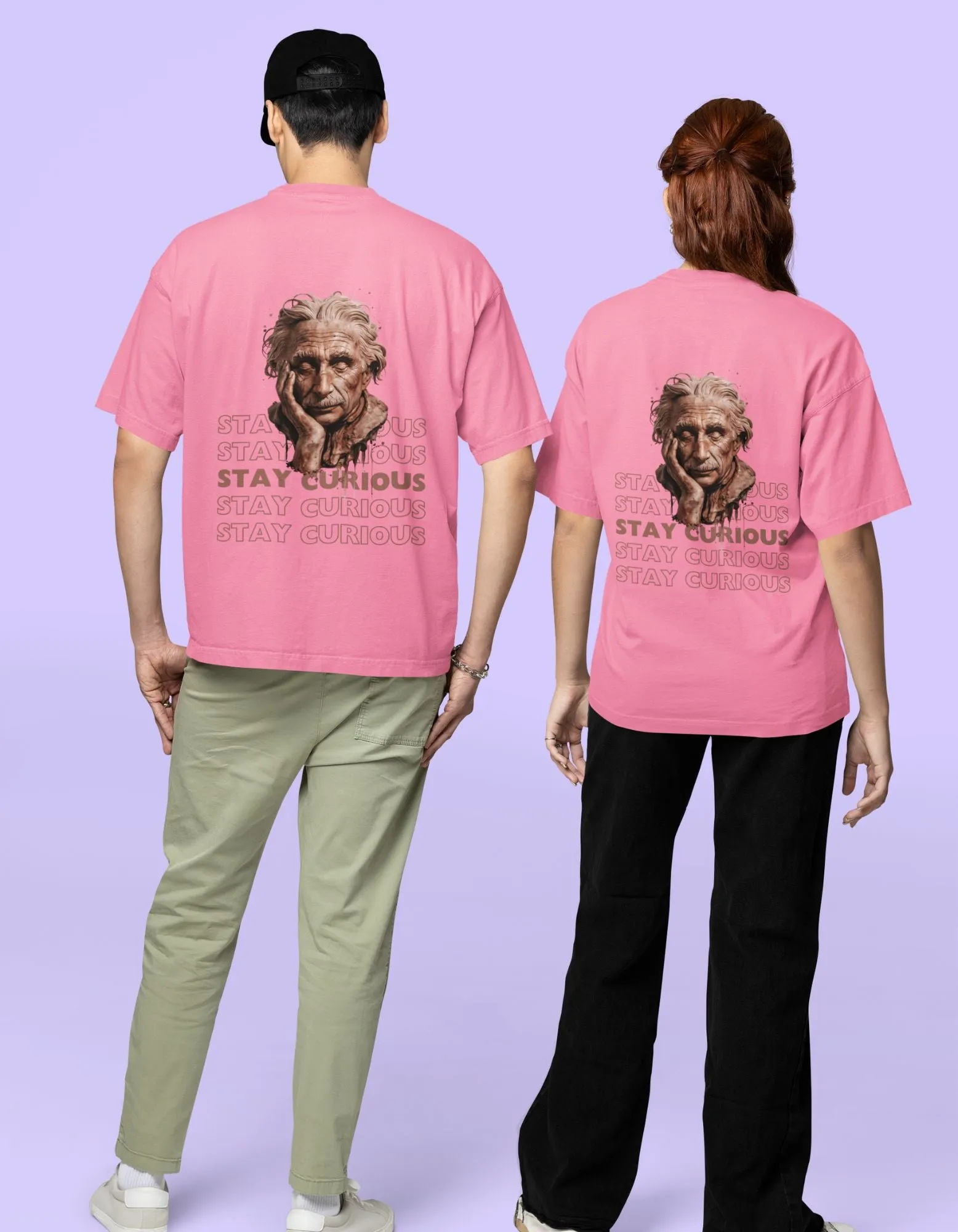 Stay Curious - Terry Oversized T-Shirt