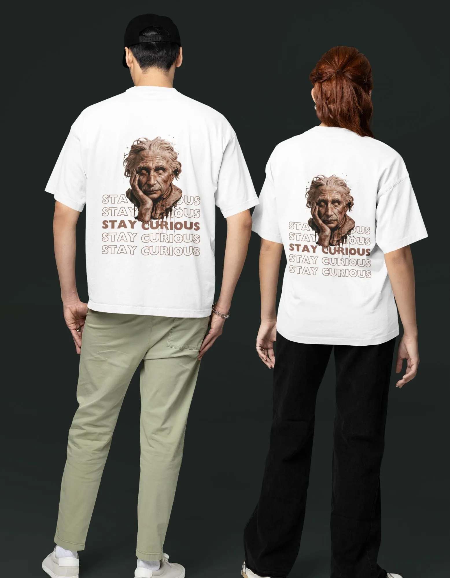 Stay Curious - Terry Oversized T-Shirt