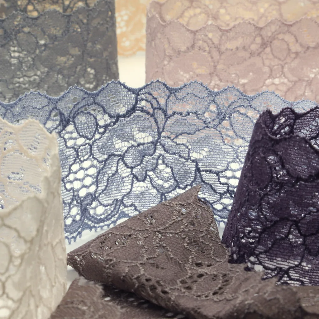 Stretch Trimming Lace #50 Black