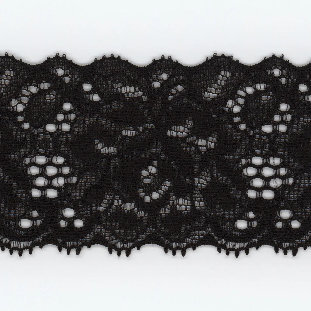 Stretch Trimming Lace #50 Black