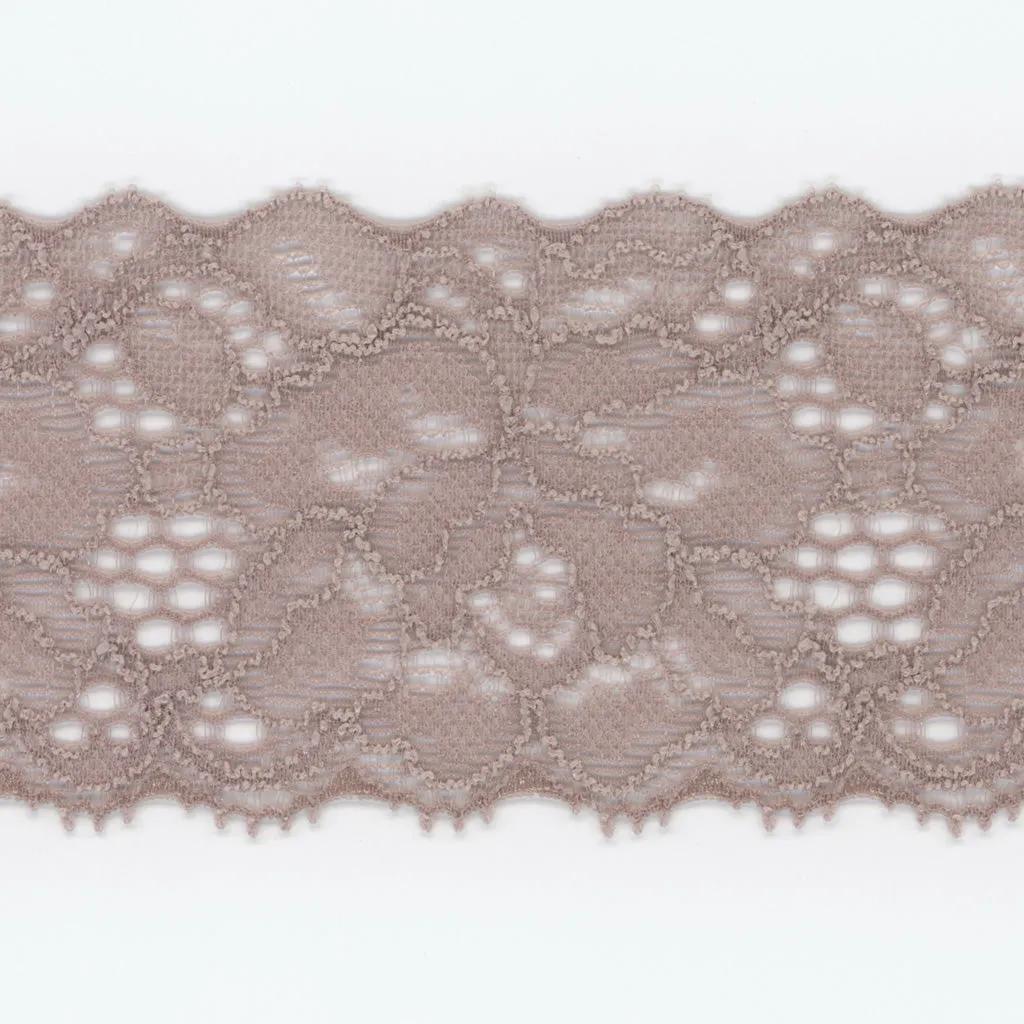 Stretch Trimming Lace #61 Azuki