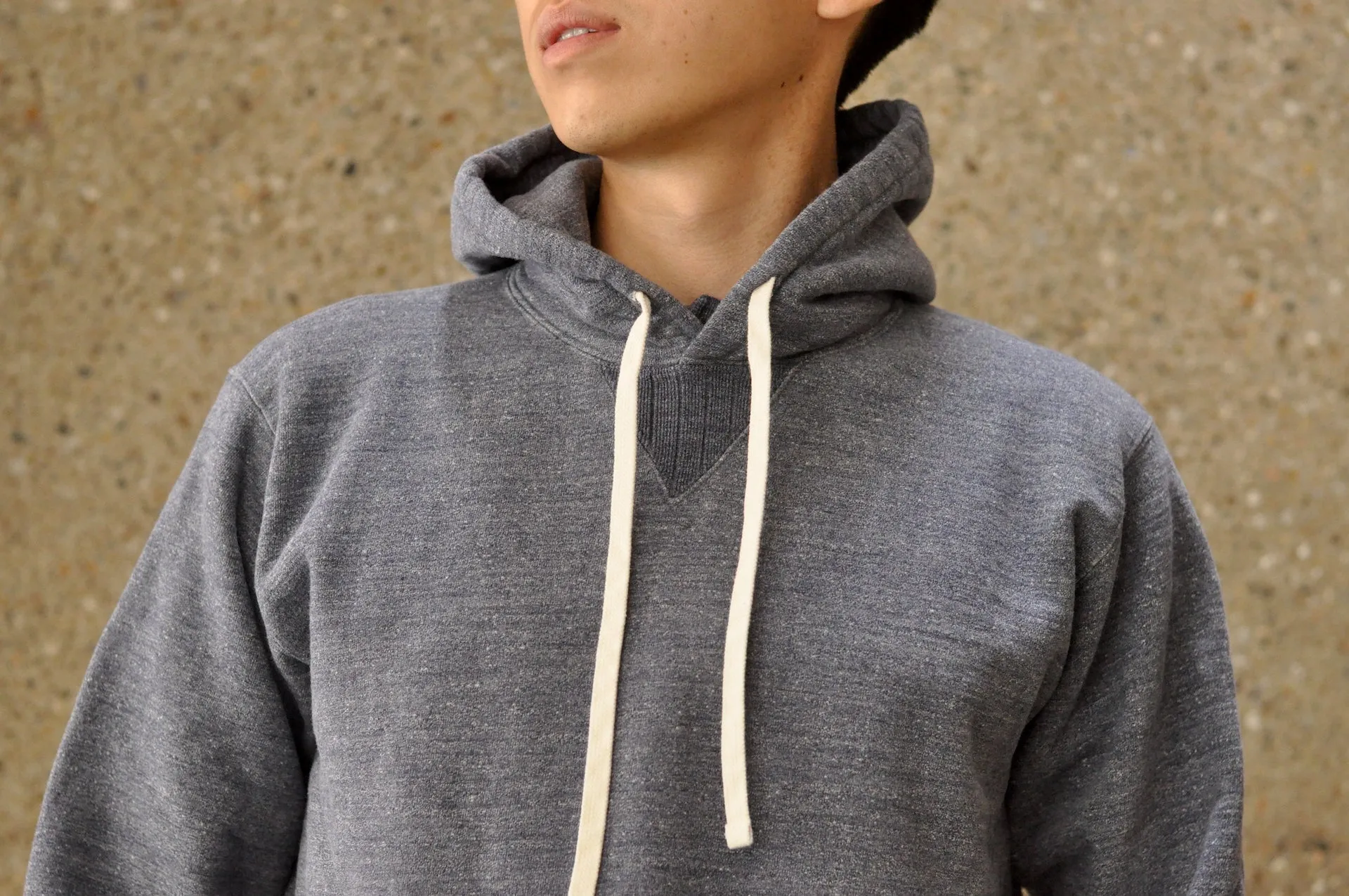 Studio D'Artisan 12oz 'Suvin Gold' Loopwheeled Pull Over (Heather Navy)
