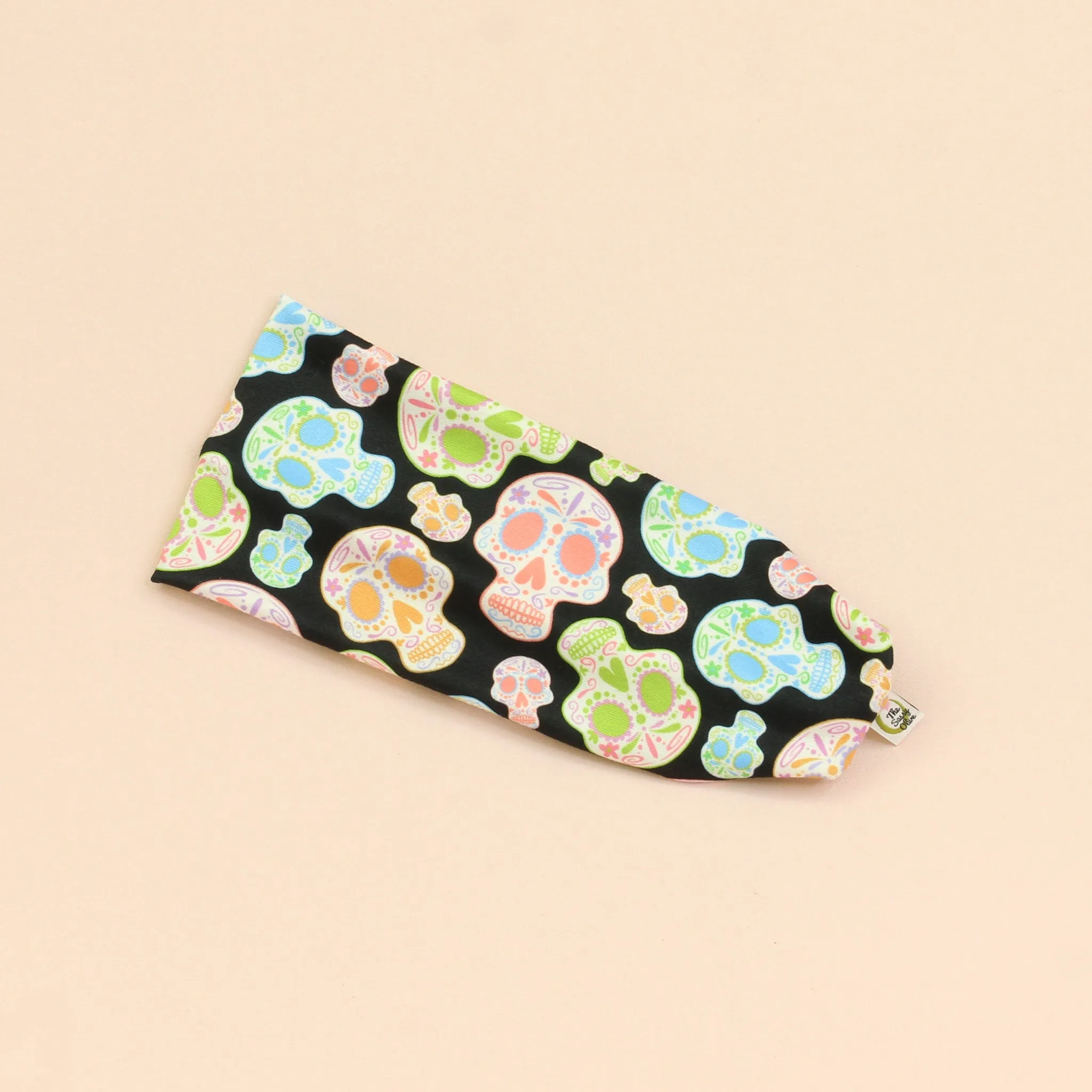 Sugar Skull Stretch Headband