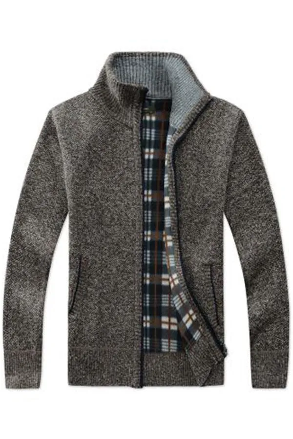 sweater slim coat