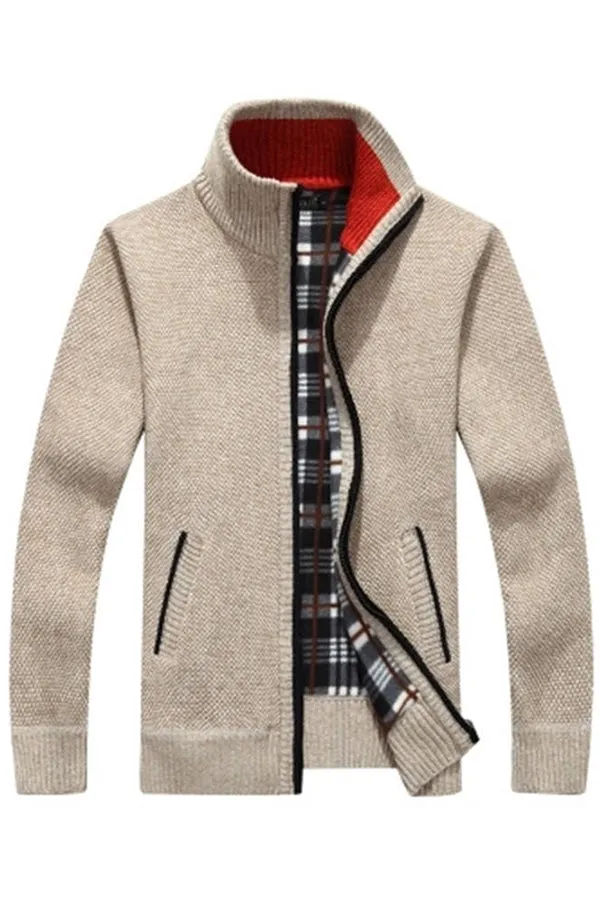 sweater slim coat