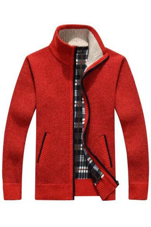 sweater slim coat