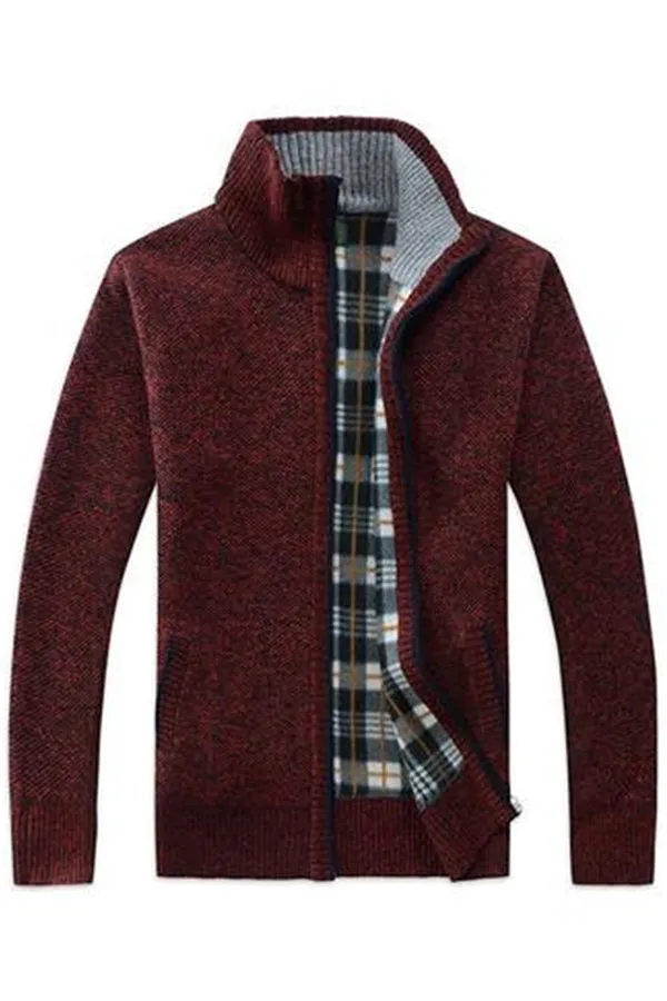 sweater slim coat