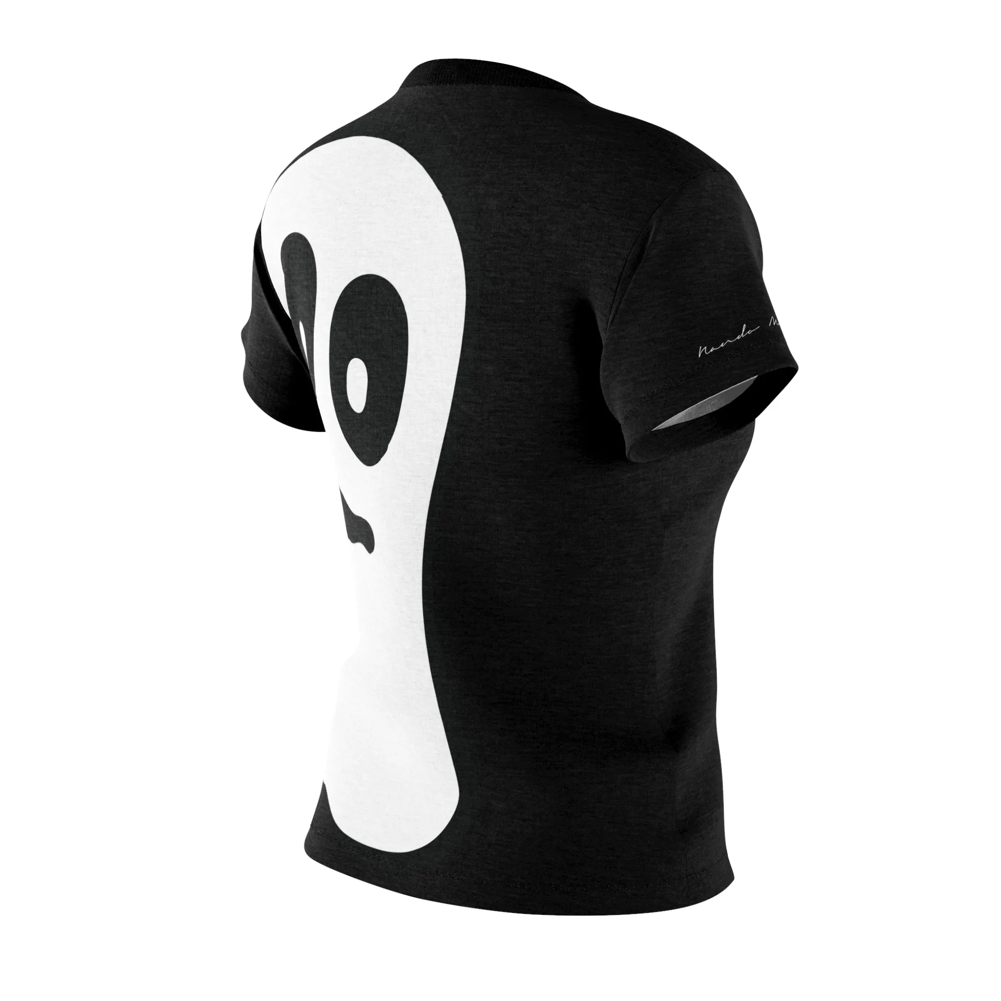 T-Shirt, Black Baby Ghost Boo Motive