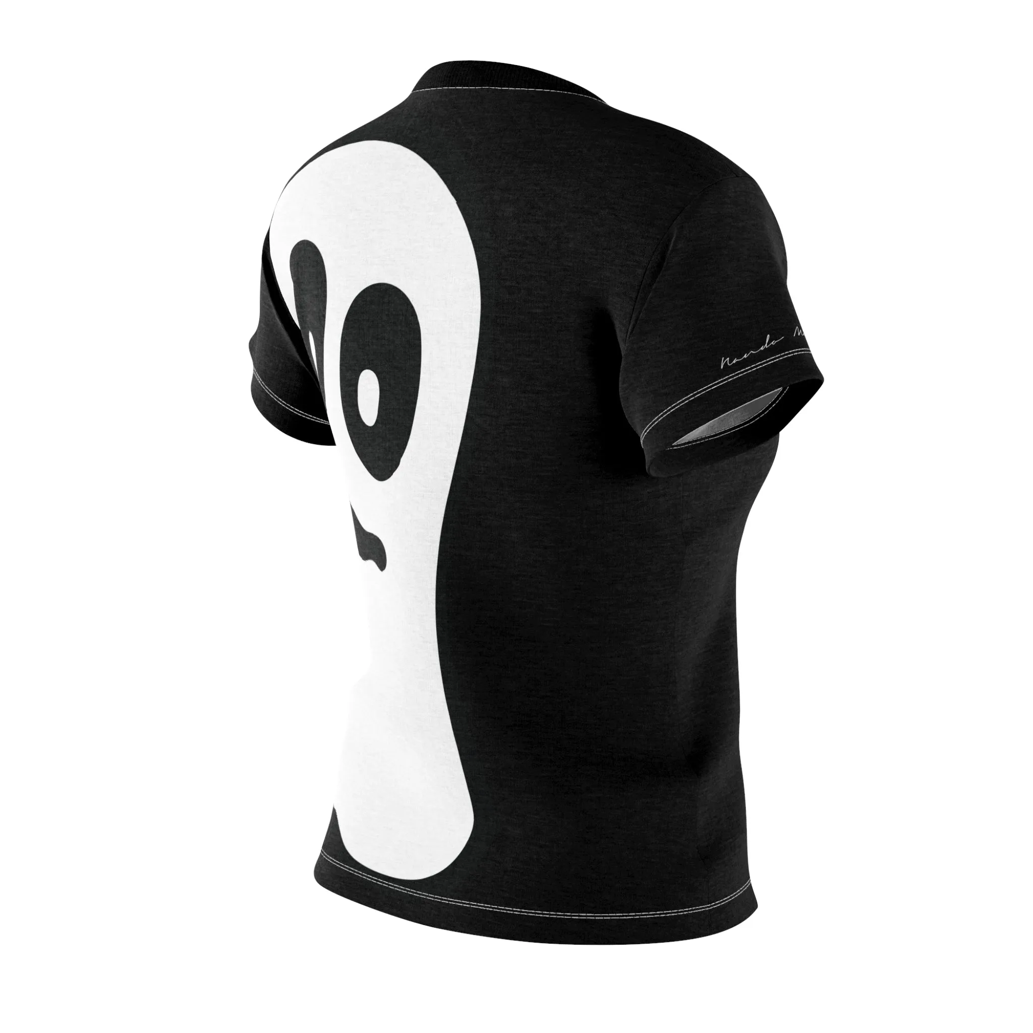 T-Shirt, Black Baby Ghost Boo Motive