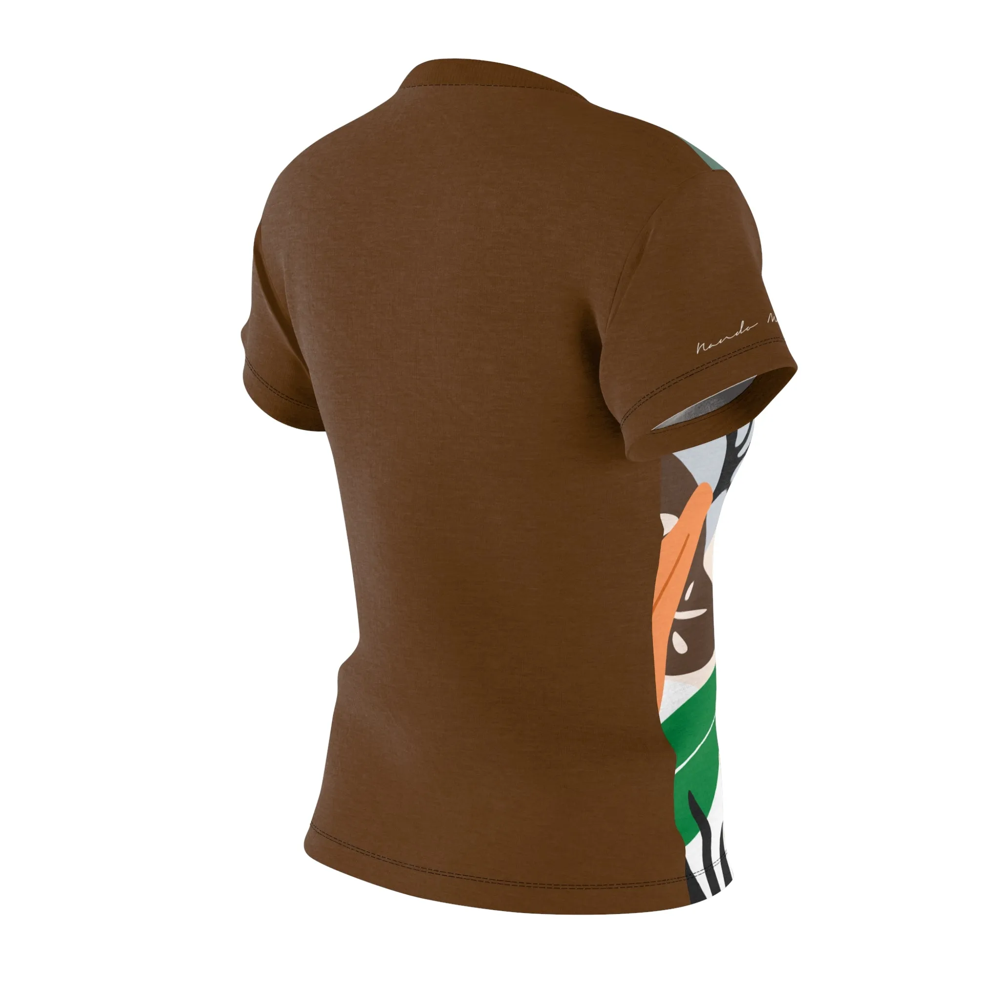 T-Shirt, Brown Foliage