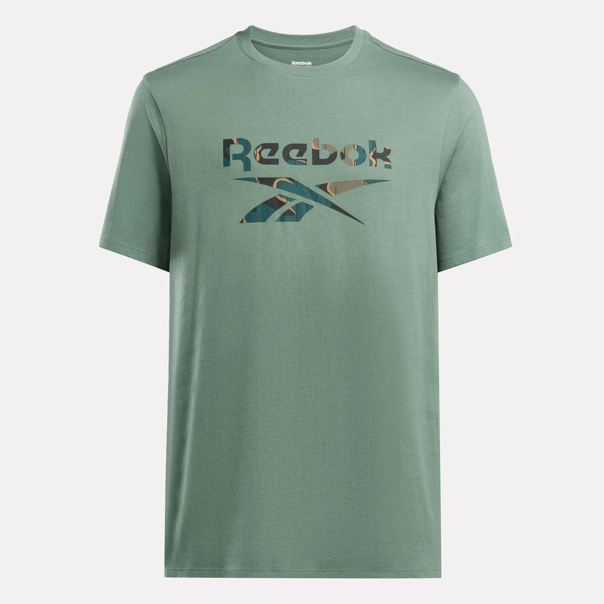 T-SHIRT REEBOK CROSSFIT MAGLIA UOMO IDENTITY MOTION PRINTED VERDE