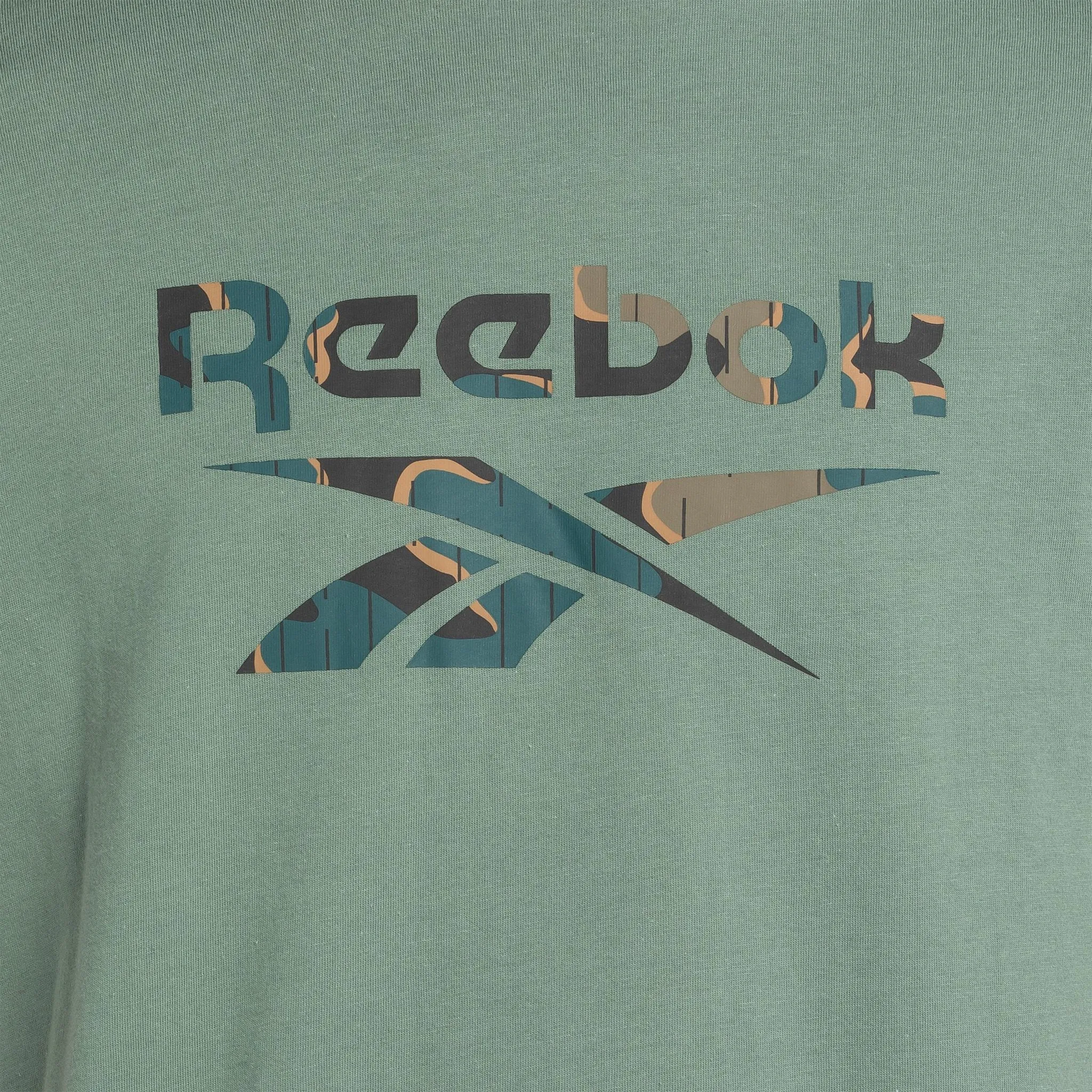 T-SHIRT REEBOK CROSSFIT MAGLIA UOMO IDENTITY MOTION PRINTED VERDE