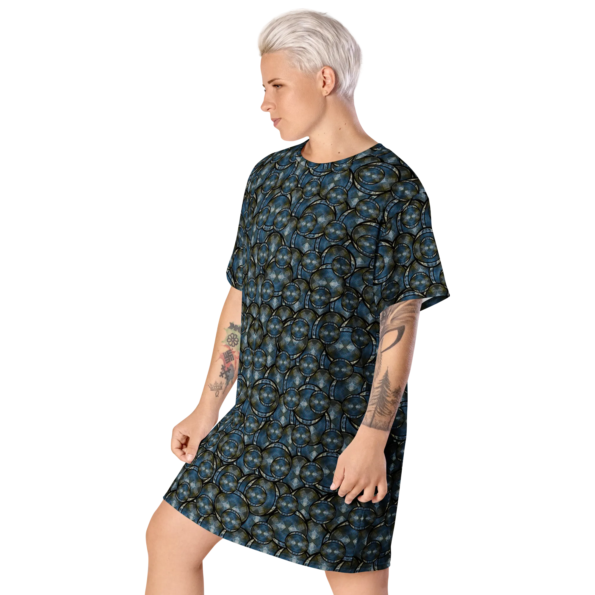 T-Shirt Tunic (Muliebris/Virilis)(Opal Skies Cantus Primus "Lūminōsitās") RJSTHW2024 RJS