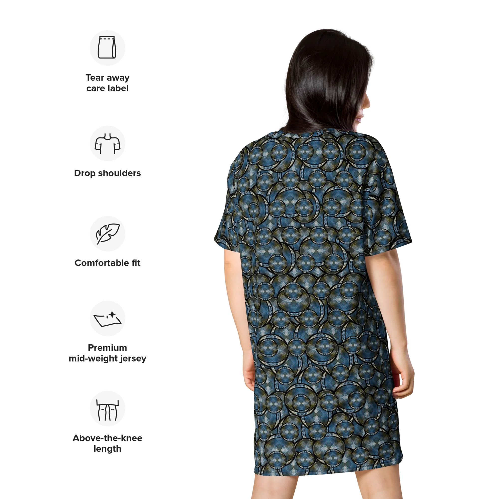 T-Shirt Tunic (Muliebris/Virilis)(Opal Skies Cantus Primus "Lūminōsitās") RJSTHW2024 RJS