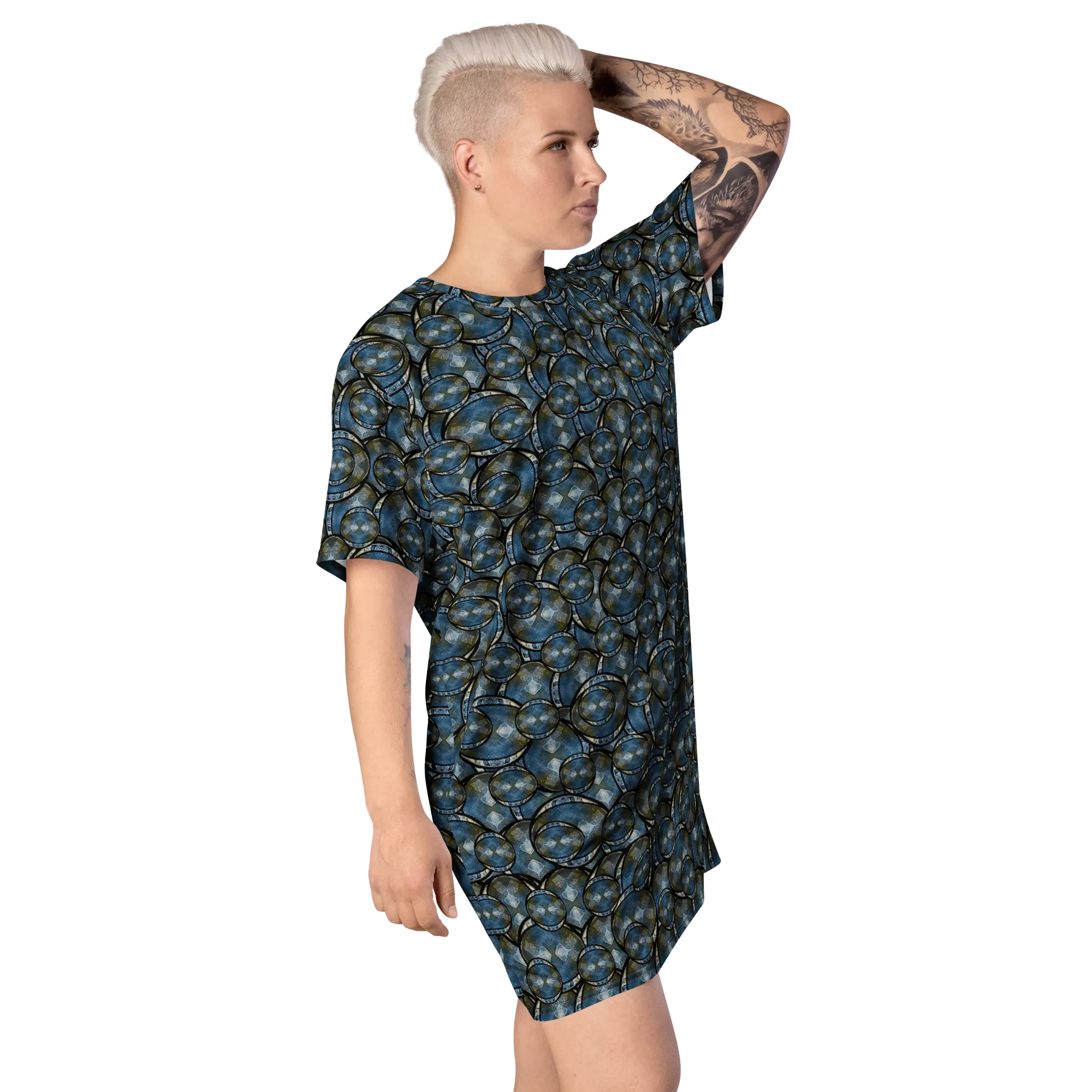 T-Shirt Tunic (Muliebris/Virilis)(Opal Skies Cantus Primus "Lūminōsitās") RJSTHW2024 RJS