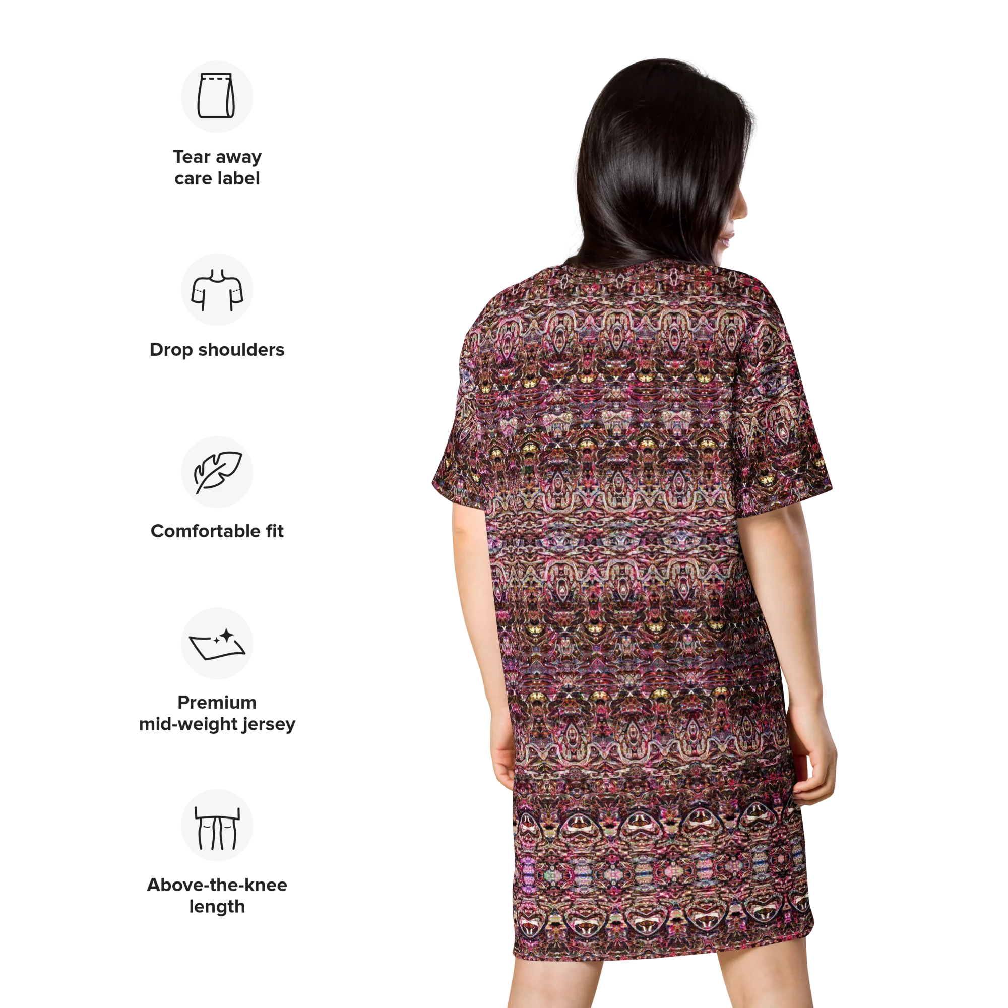 T-Shirt Tunic (Muliebris/Virilis)(Samhain Dream Thaw 14 of 15 Quattuordecim ex Quindecim & Purple Logo Vertō Supra Infraque) RJSTHW2024 RJS