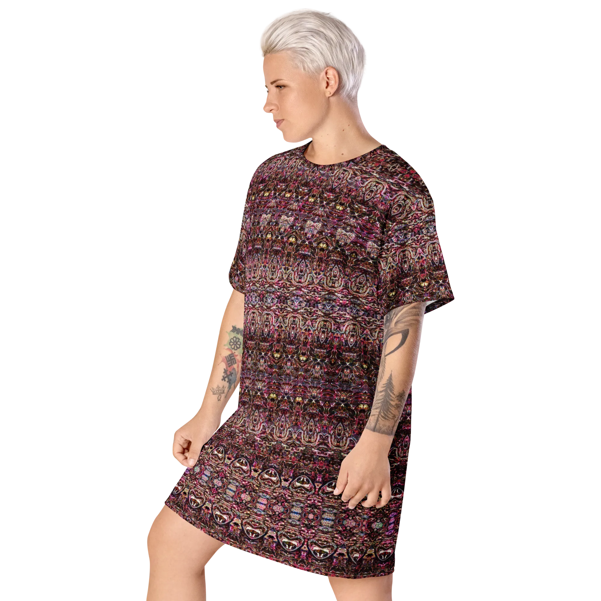T-Shirt Tunic (Muliebris/Virilis)(Samhain Dream Thaw 14 of 15 Quattuordecim ex Quindecim & Purple Logo Vertō Supra Infraque) RJSTHW2024 RJS