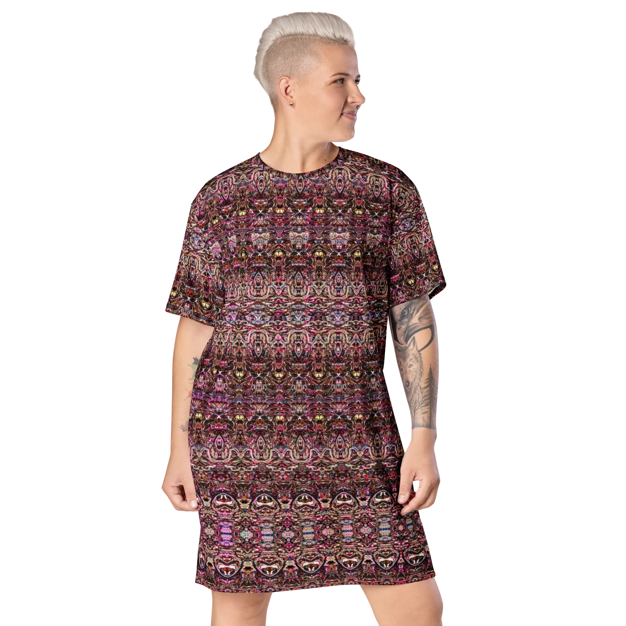 T-Shirt Tunic (Muliebris/Virilis)(Samhain Dream Thaw 14 of 15 Quattuordecim ex Quindecim & Purple Logo Vertō Supra Infraque) RJSTHW2024 RJS