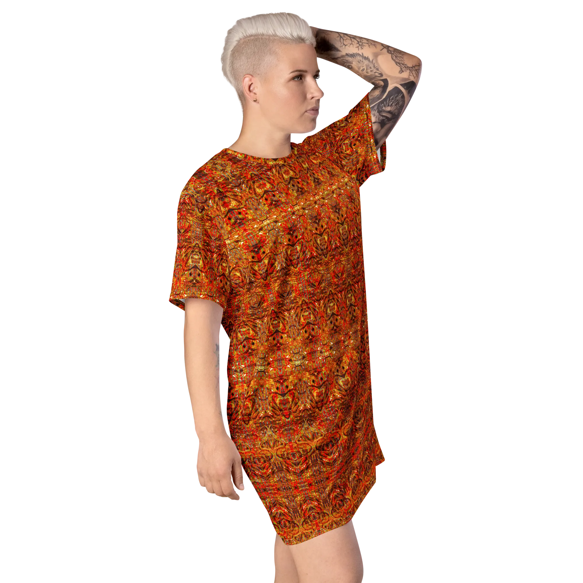 T-Shirt Tunic (Muliebris/Virilis)(Samhain Dream Thaw 15 of 15 Quindecim ex Quindecim & Orange Logo Vertō Supra Infraque) RJSTHW2024 RJS