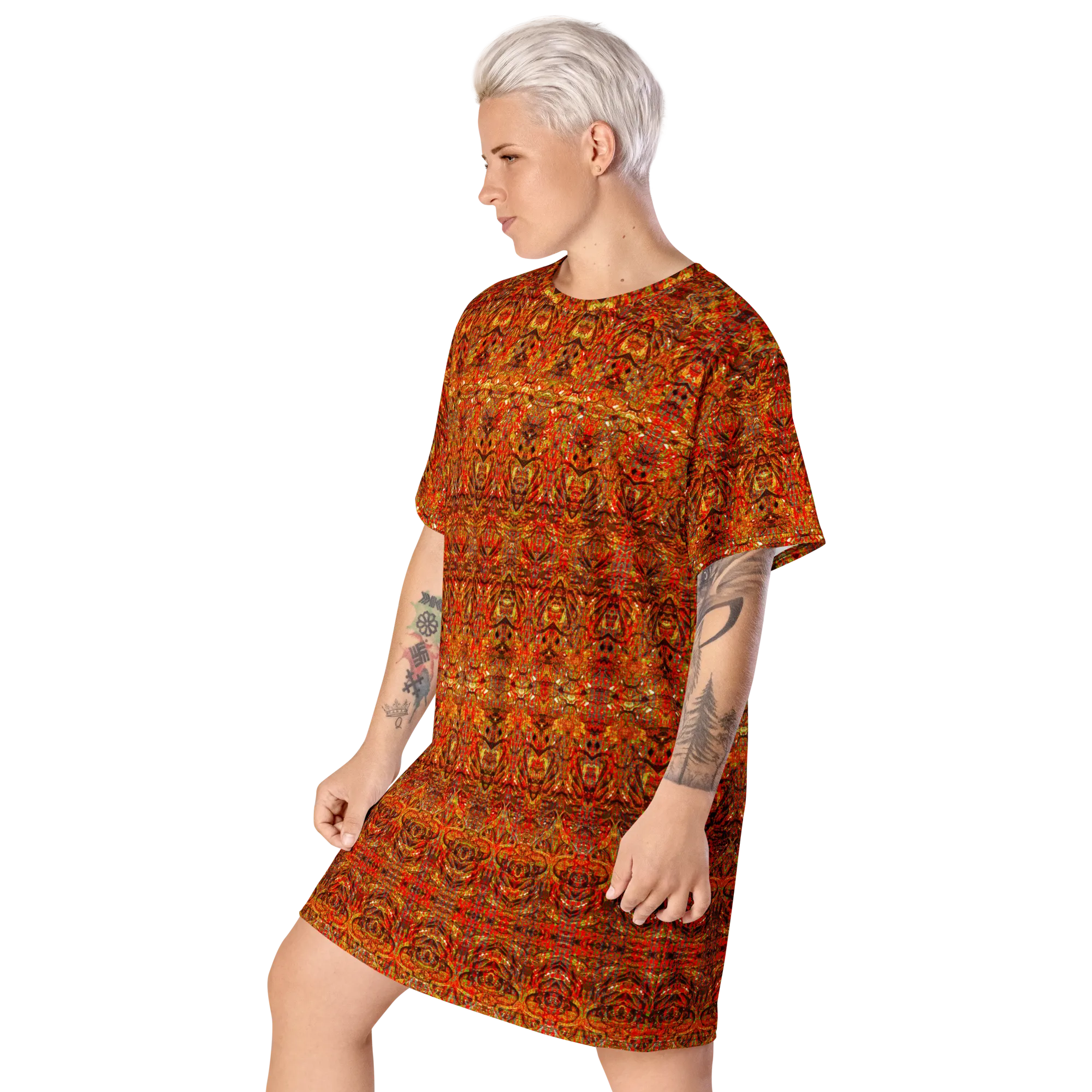 T-Shirt Tunic (Muliebris/Virilis)(Samhain Dream Thaw 15 of 15 Quindecim ex Quindecim & Orange Logo Vertō Supra Infraque) RJSTHW2024 RJS