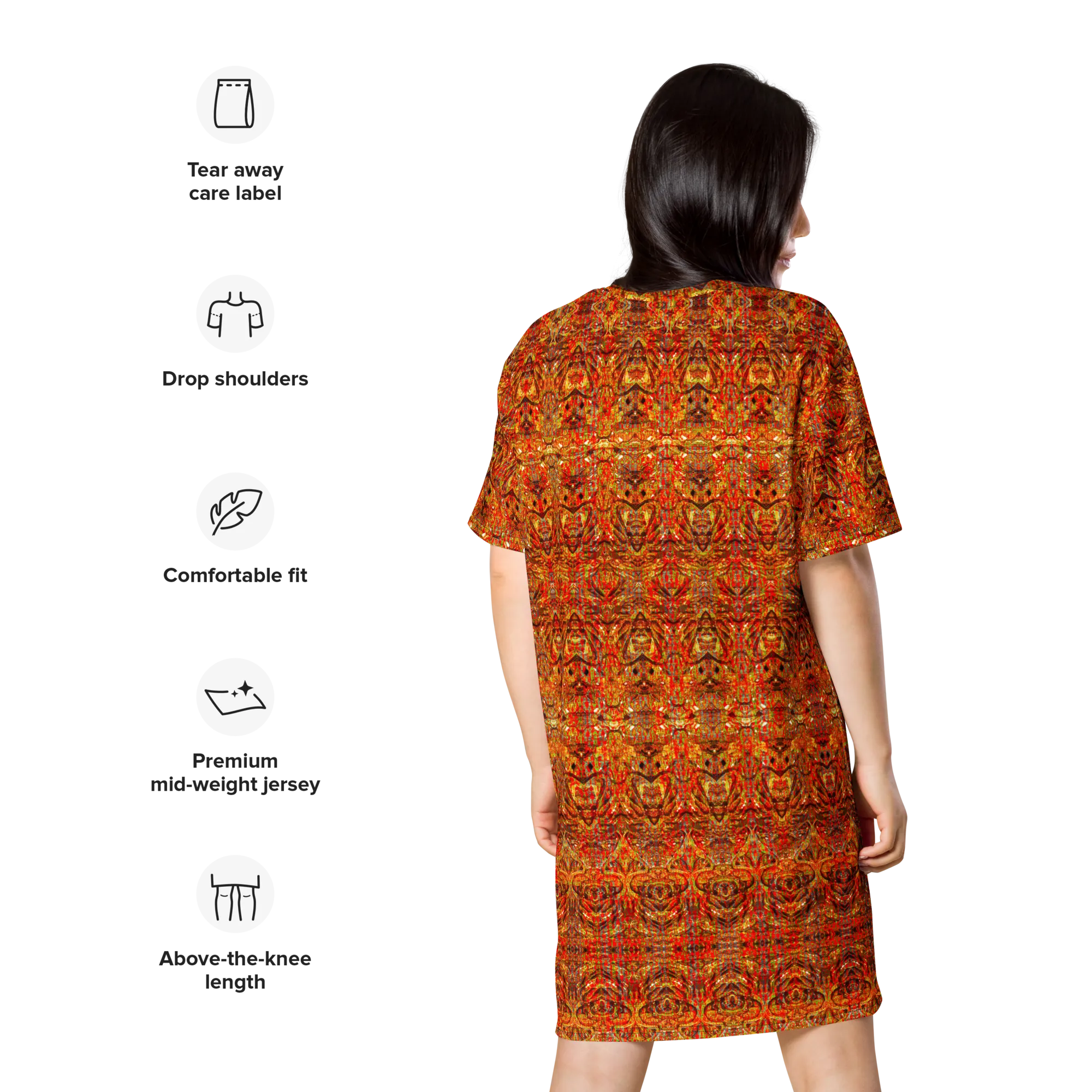 T-Shirt Tunic (Muliebris/Virilis)(Samhain Dream Thaw 15 of 15 Quindecim ex Quindecim & Orange Logo Vertō Supra Infraque) RJSTHW2024 RJS