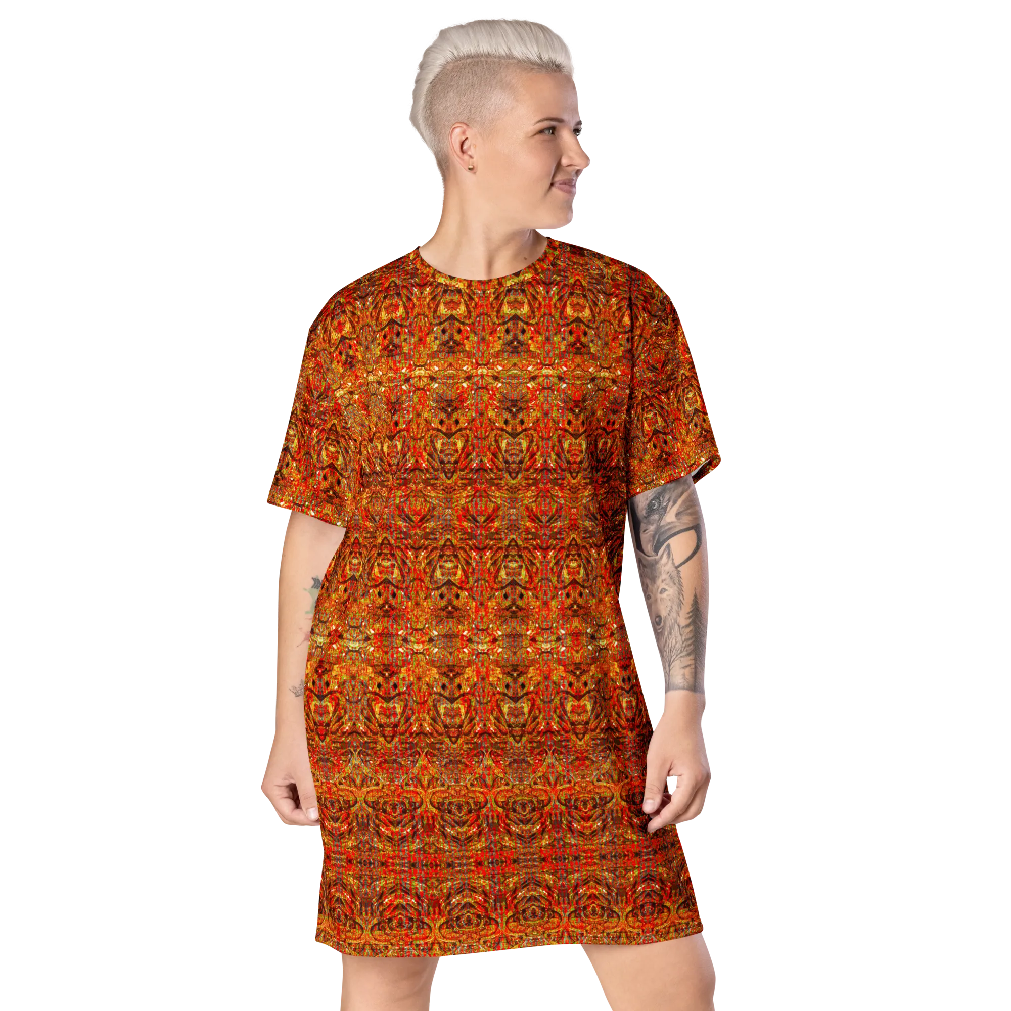 T-Shirt Tunic (Muliebris/Virilis)(Samhain Dream Thaw 15 of 15 Quindecim ex Quindecim & Orange Logo Vertō Supra Infraque) RJSTHW2024 RJS