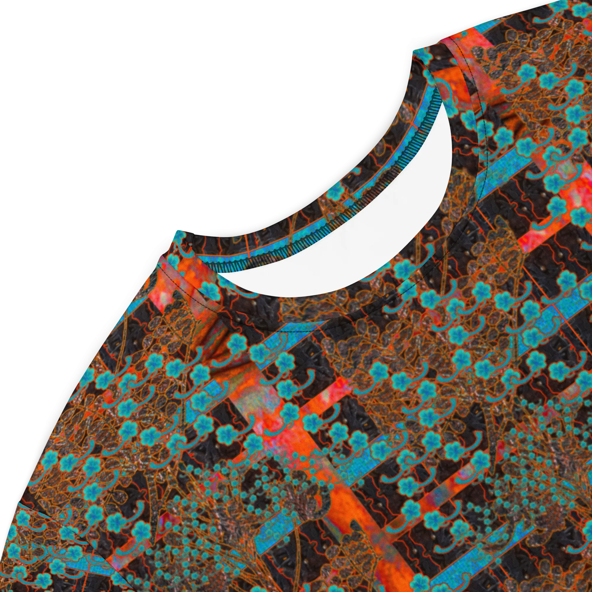 T-Shirt Tunic (Muliebris/Virilis)(Tree Link WindSong Flower) RJSTH@Fabric#12 RJSTHW2024 RJS