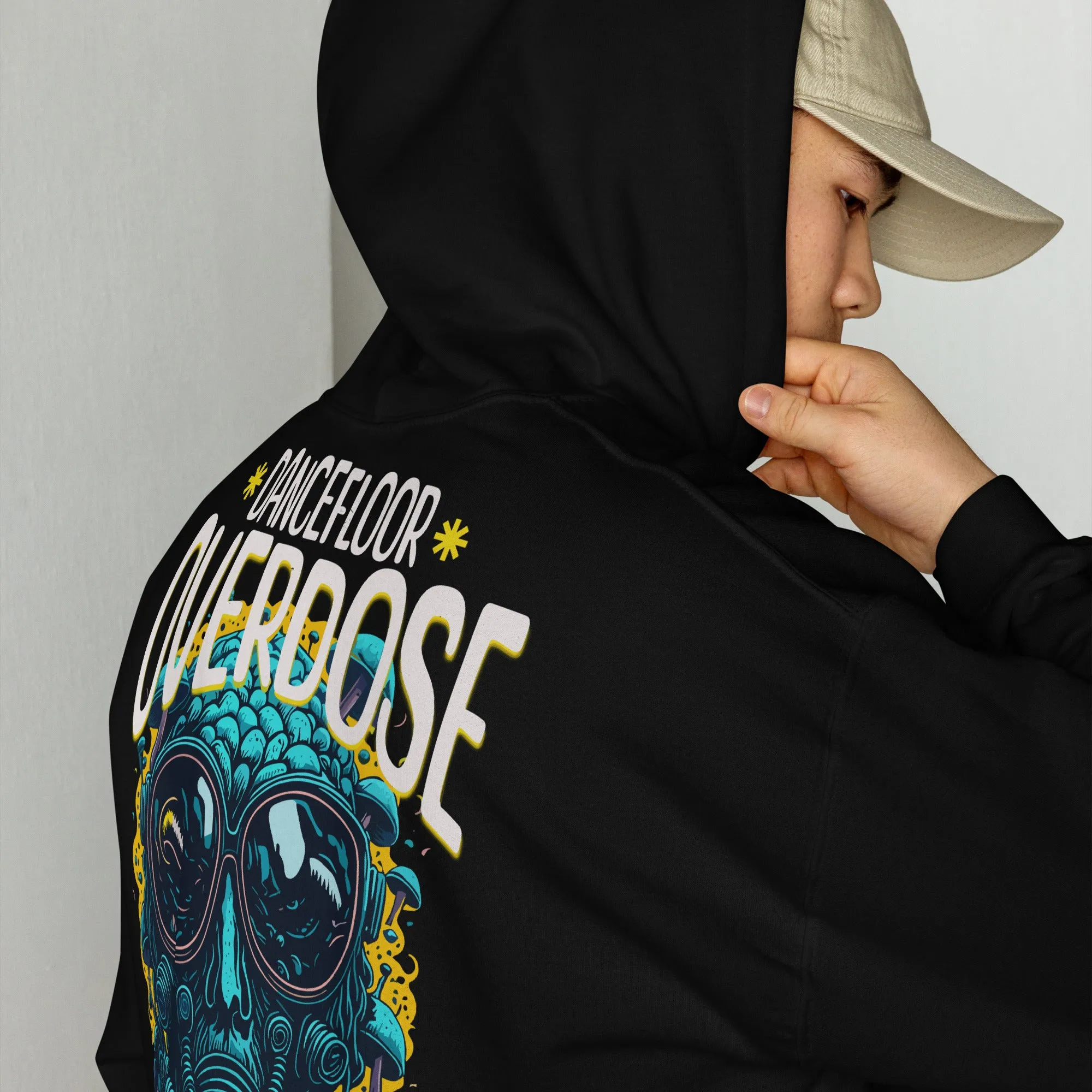 Techno Hoodie | Dancefloor Overdose | Techno Fashion Style