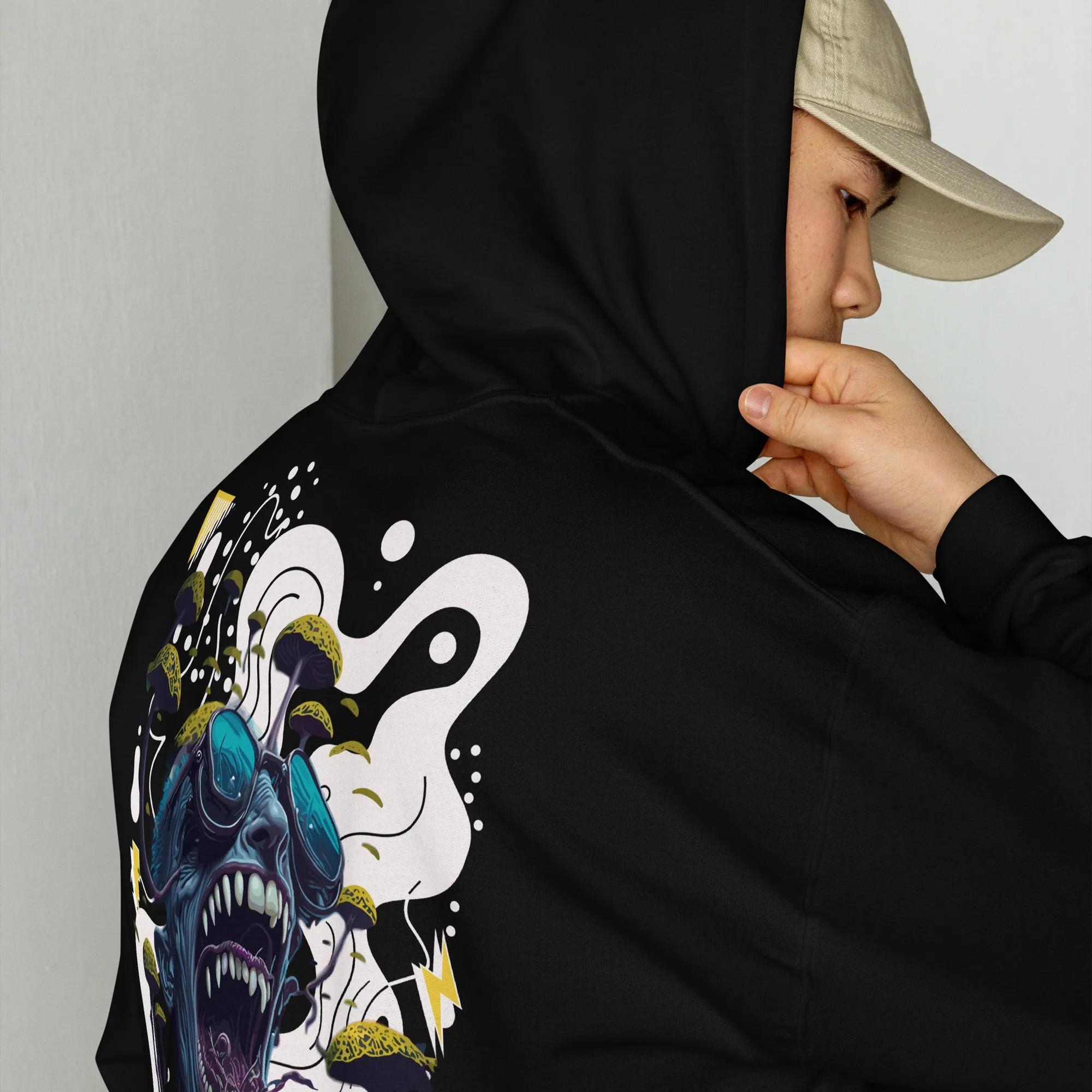 Techno Hoodie | Overdose Organism | Techno Streetwear