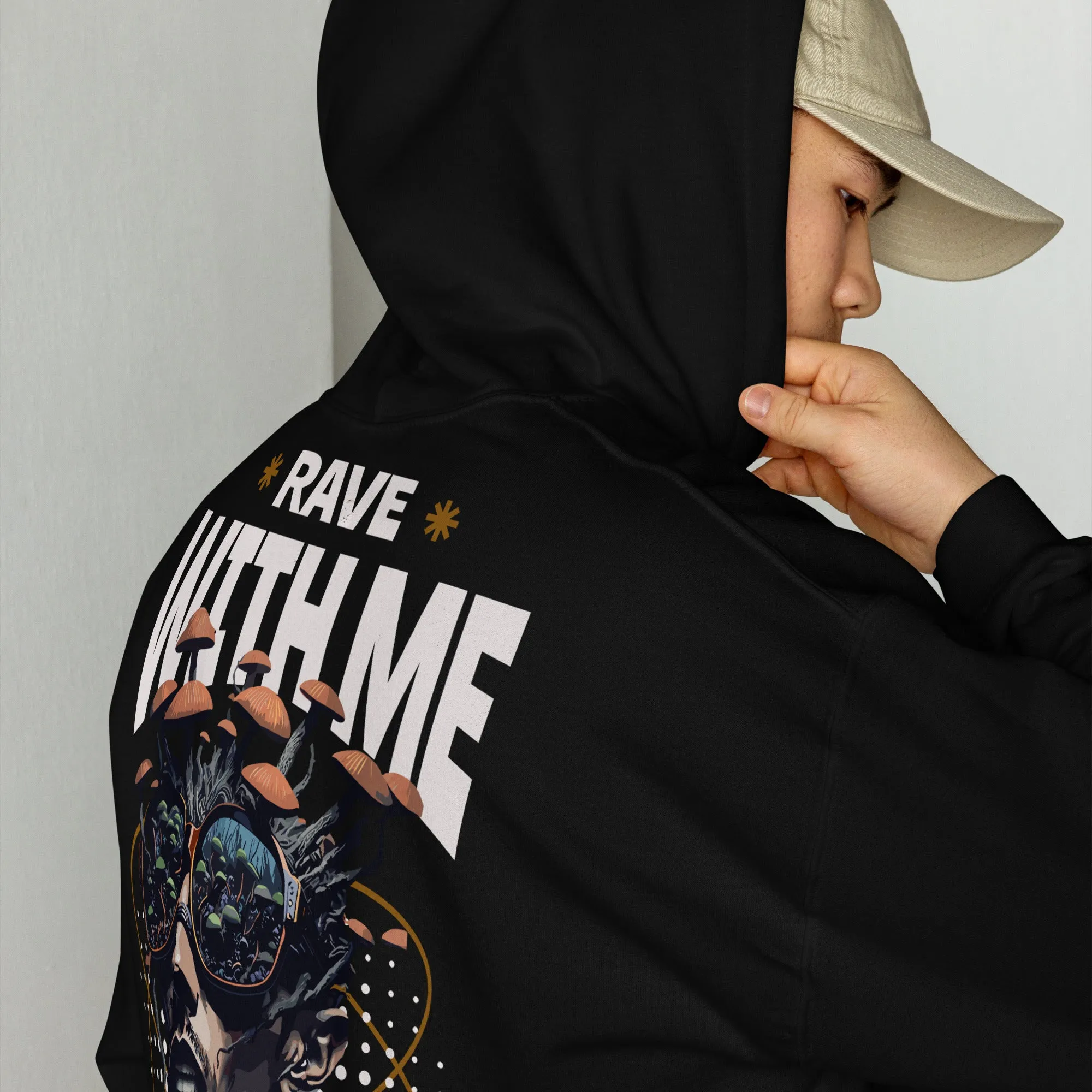 Techno Hoodie | Rave with Me | Ultimate Techno Wear