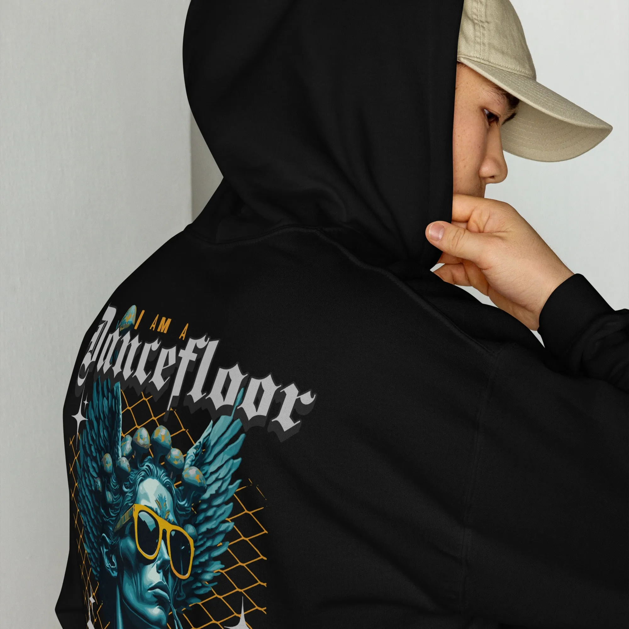 Techno Hoodie | Techno Angel | Dancefloor Survivor