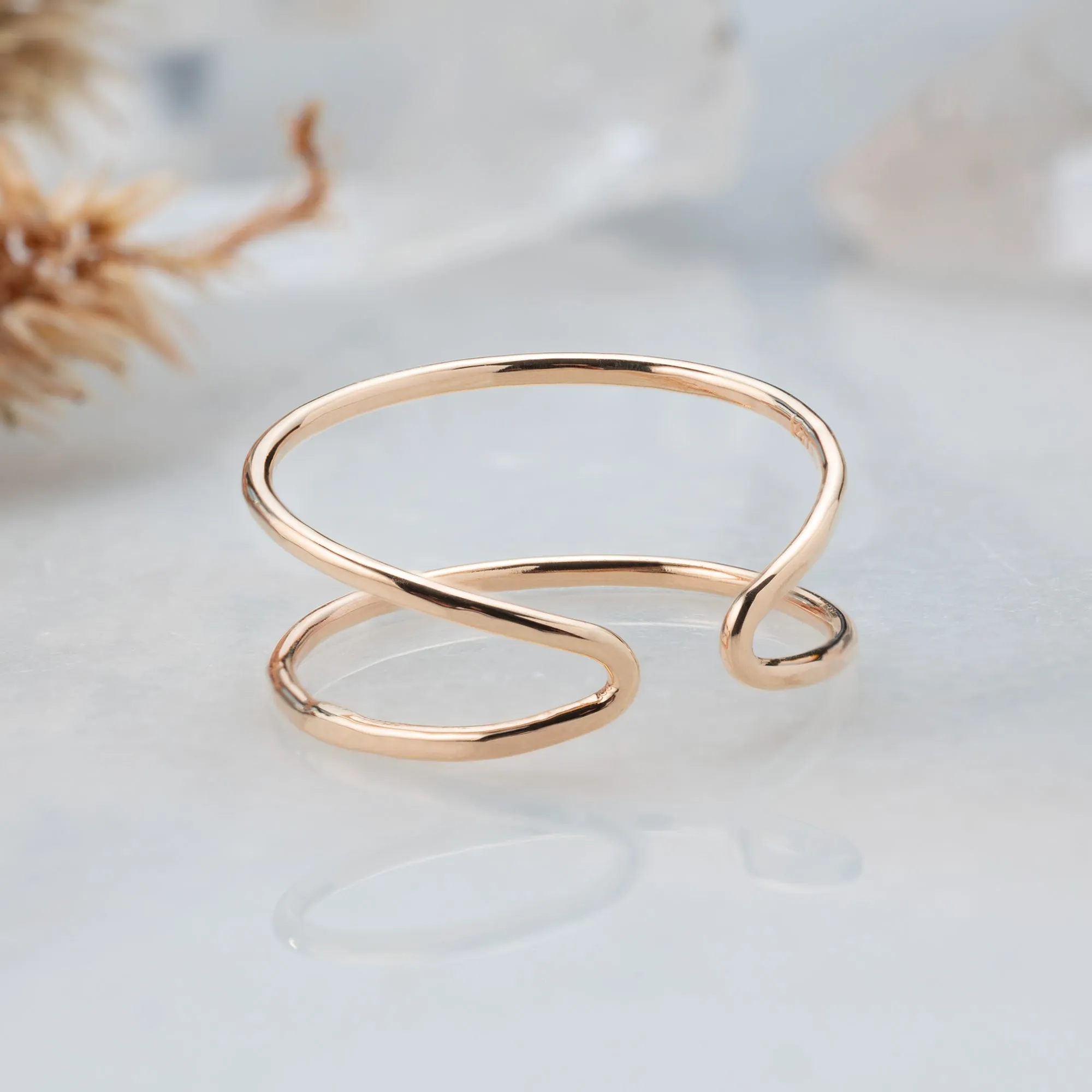 The Arrow Ring | 14K Rose Gold
