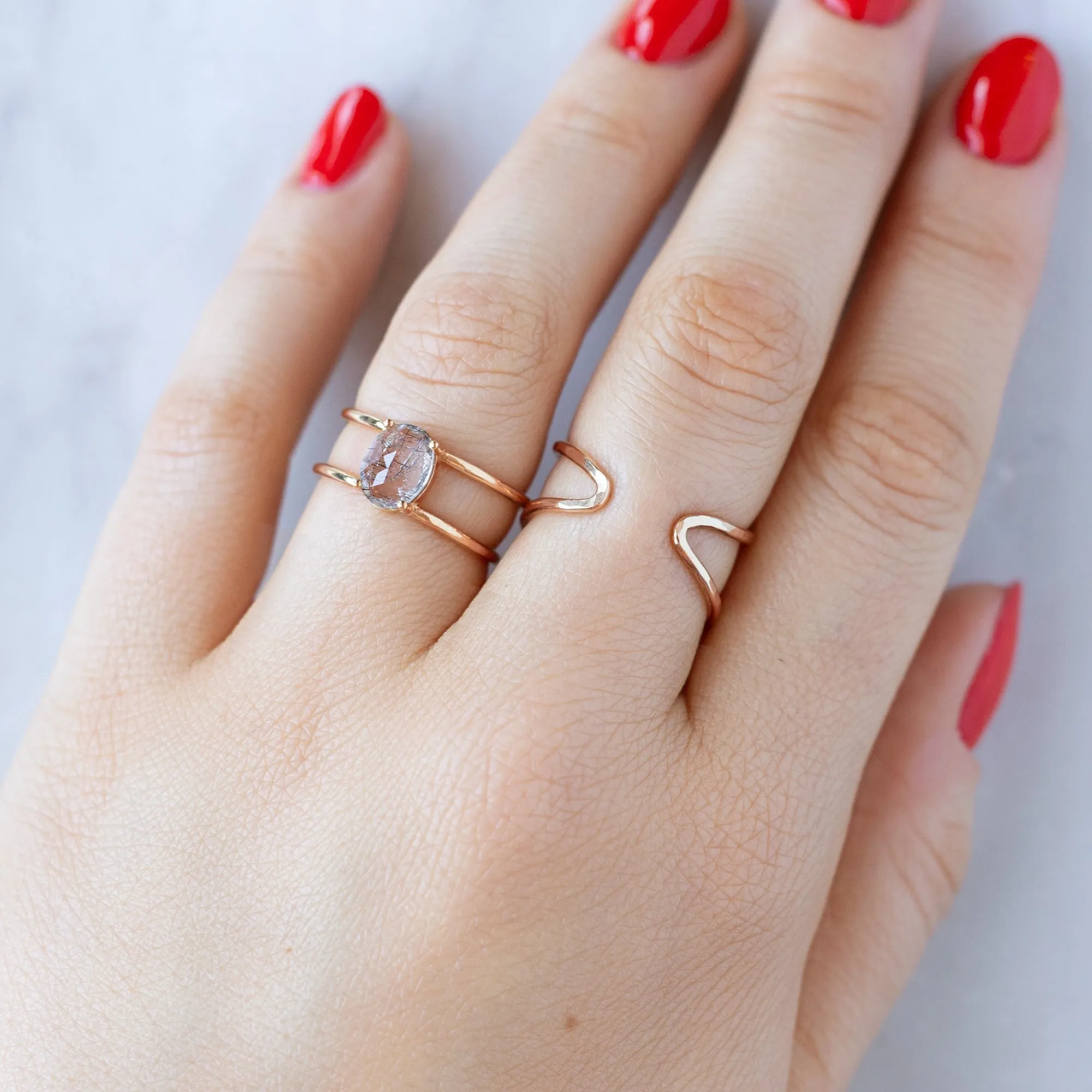 The Arrow Ring | 14K Rose Gold