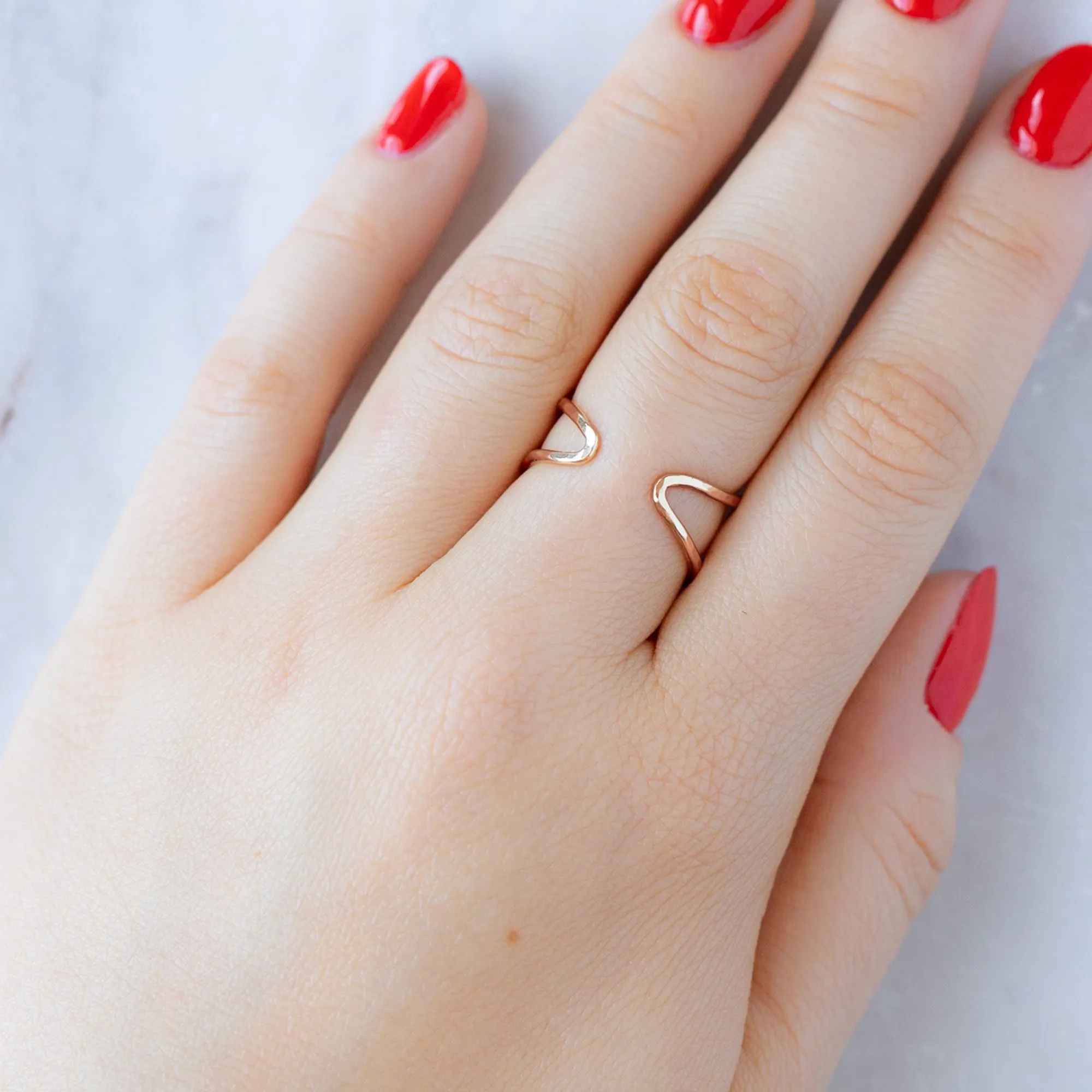 The Arrow Ring | 14K Rose Gold