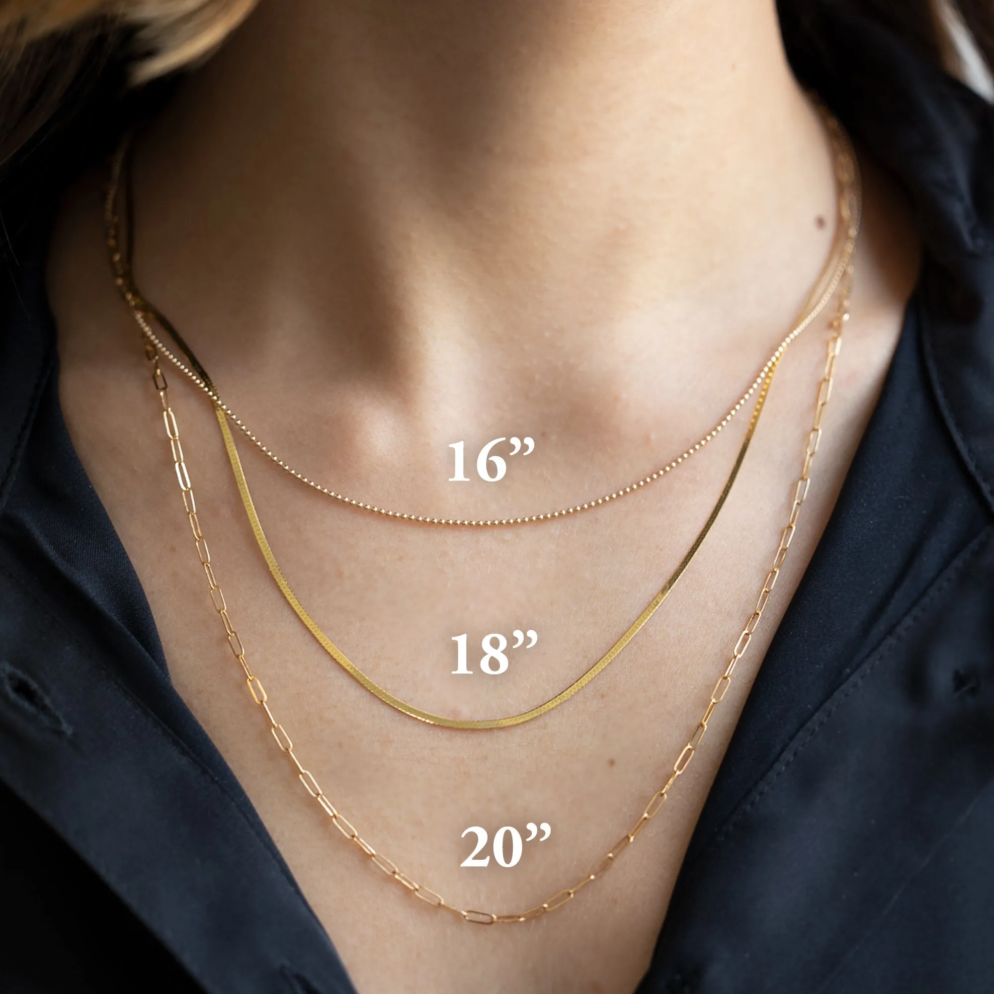 The Drawn Cable Link Chain Necklace | 14K White Gold