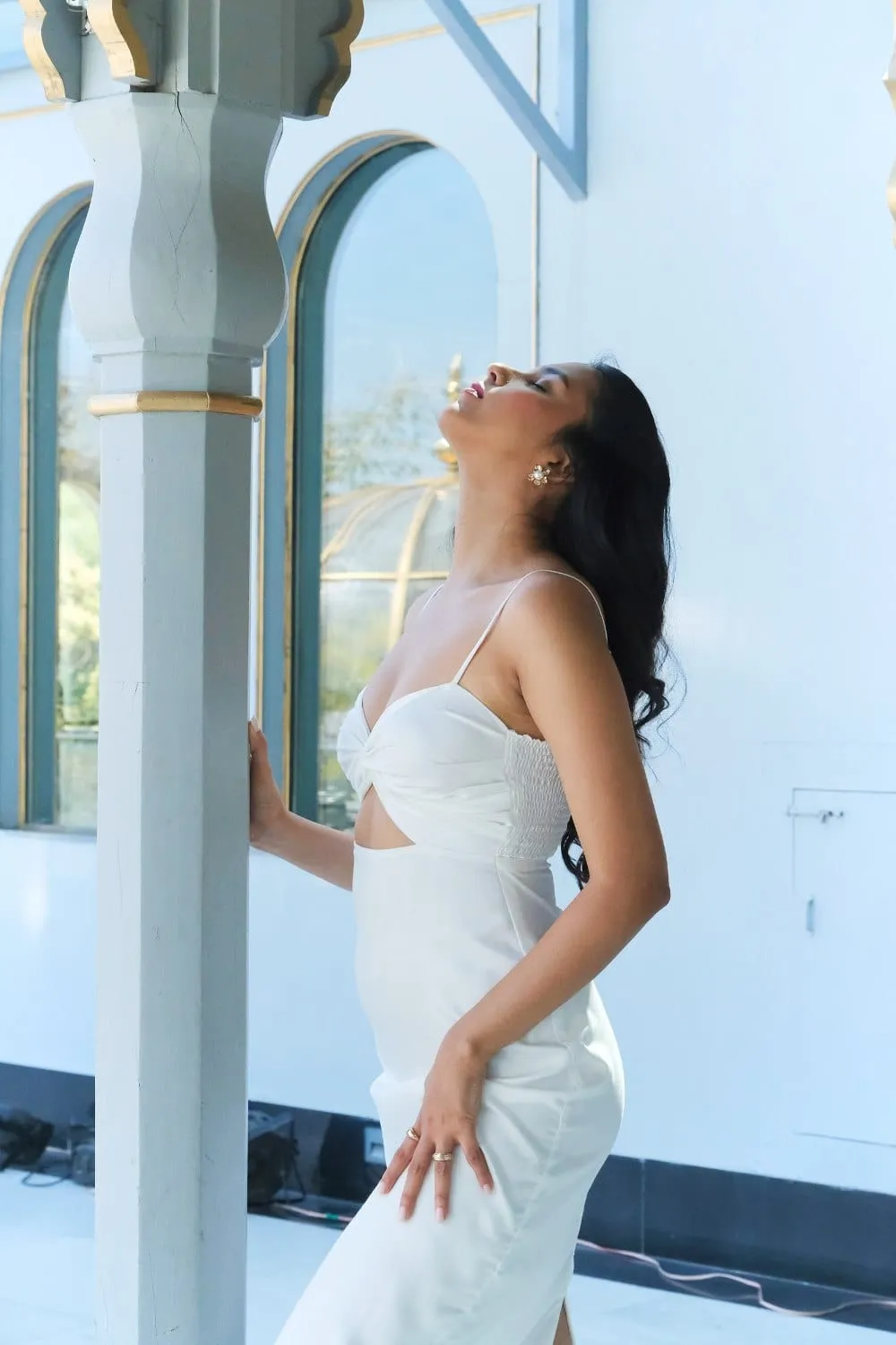 The Fiza White Dress