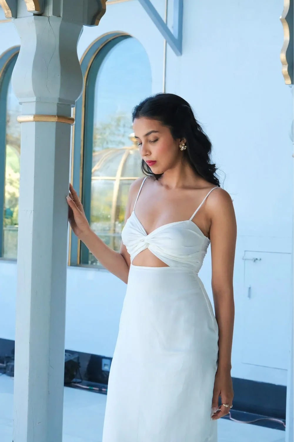 The Fiza White Dress