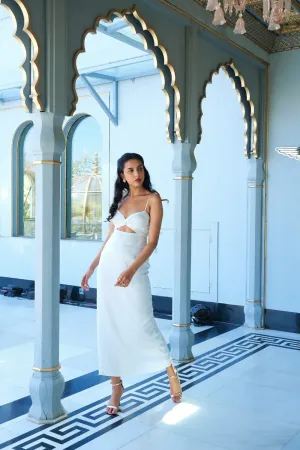 The Fiza White Dress