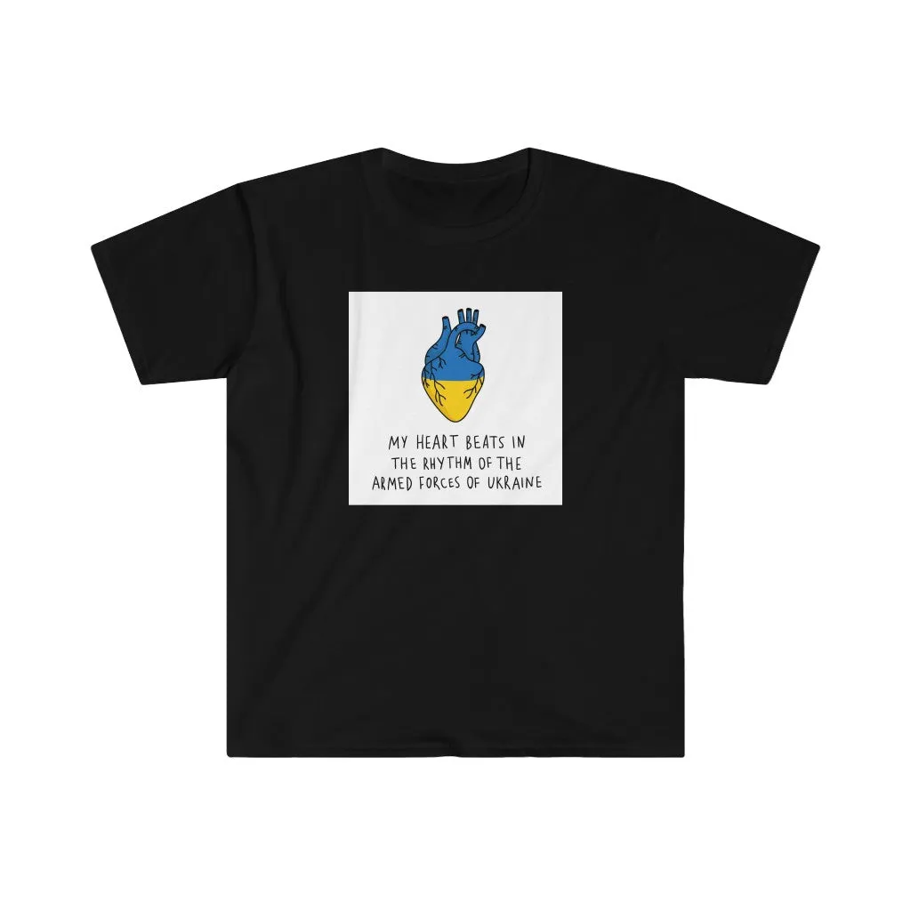 The Heart Beats Unisex Softstyle T-Shirt