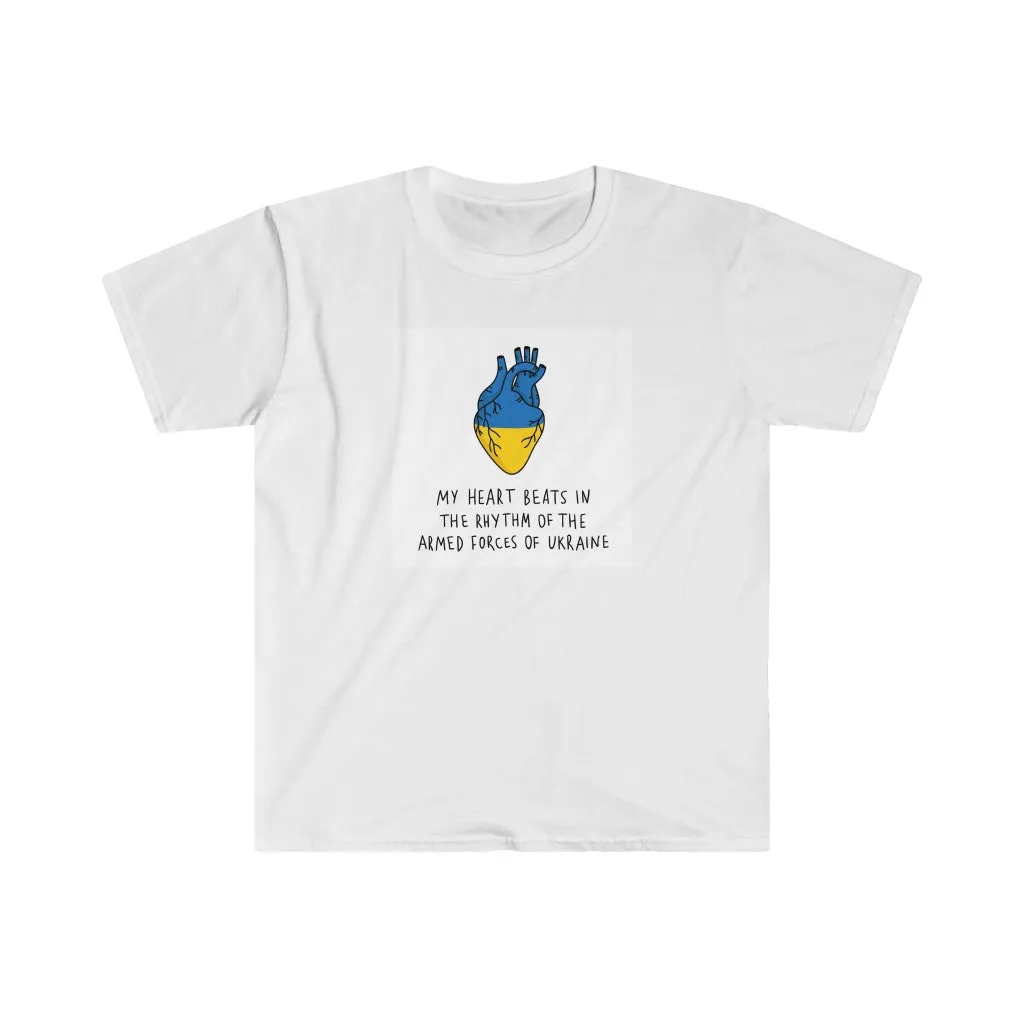 The Heart Beats Unisex Softstyle T-Shirt