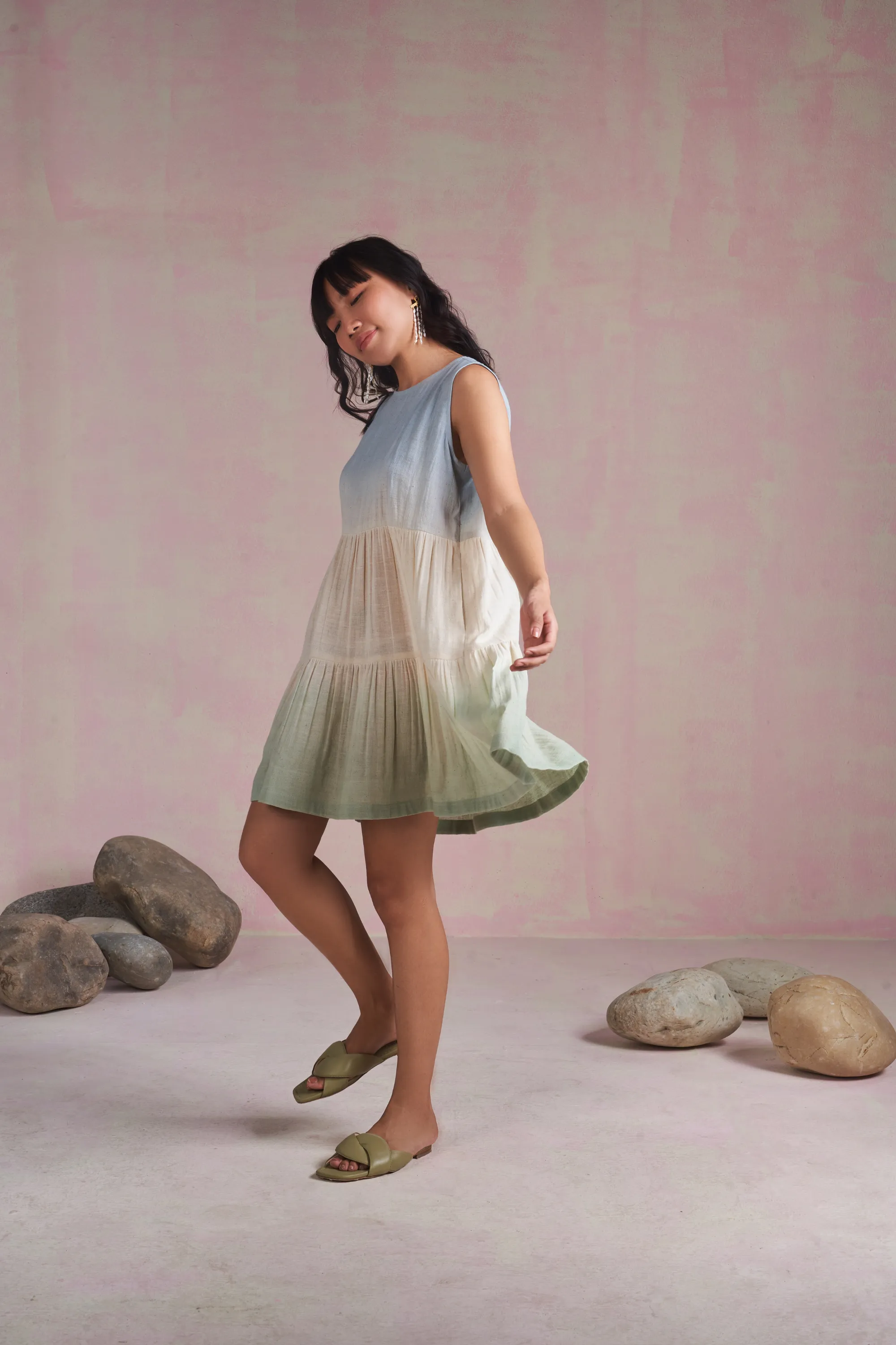 The Island kala cotton mini dress