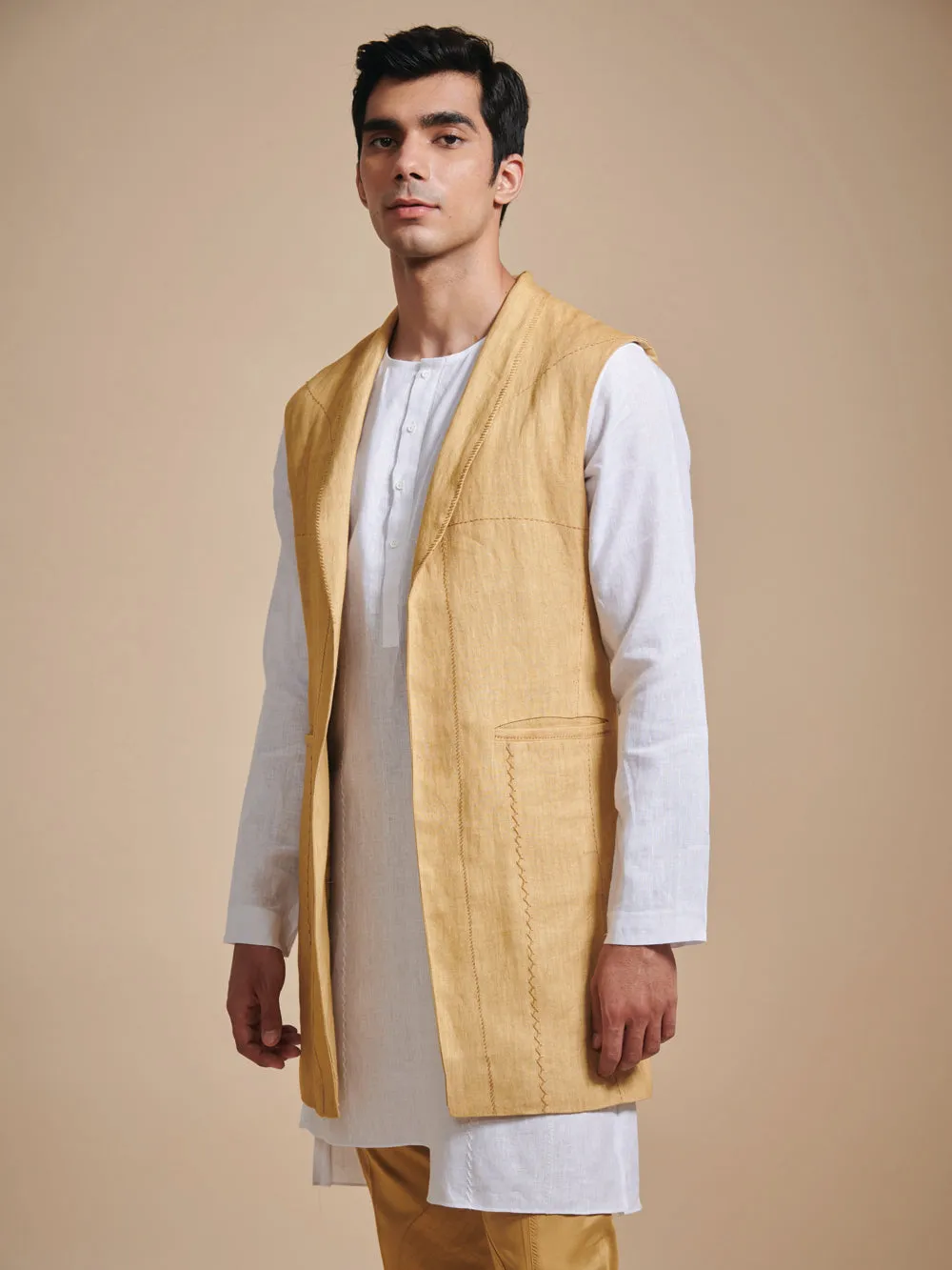The Lapel Long Waistcoat