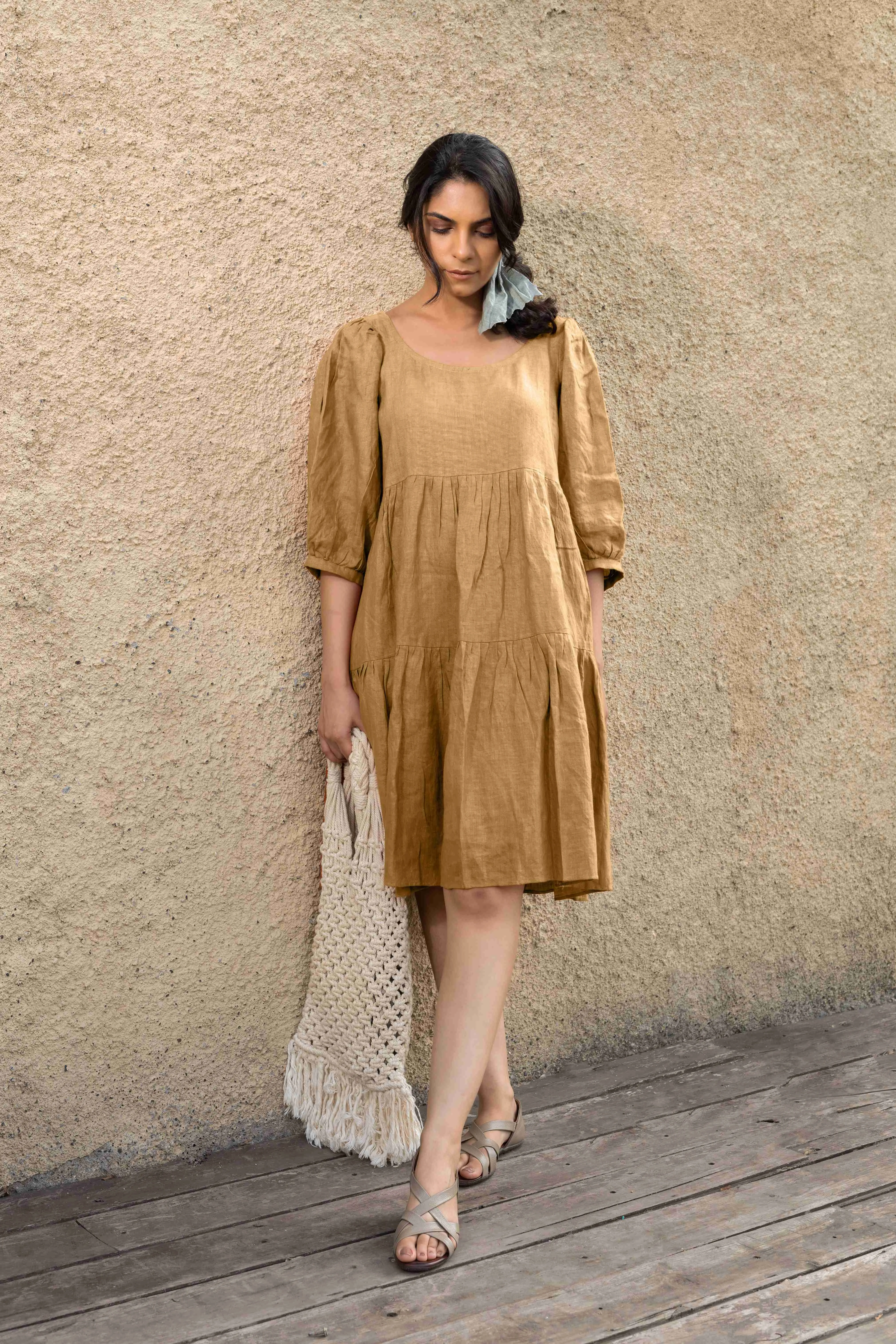 TIERED BALOON DRESS