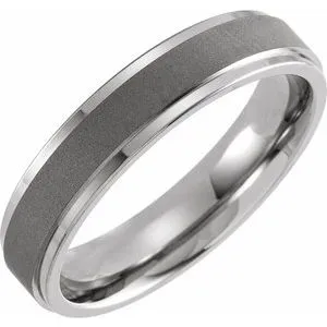 Titanium 5 mm Oxidized Flat Band Size 12