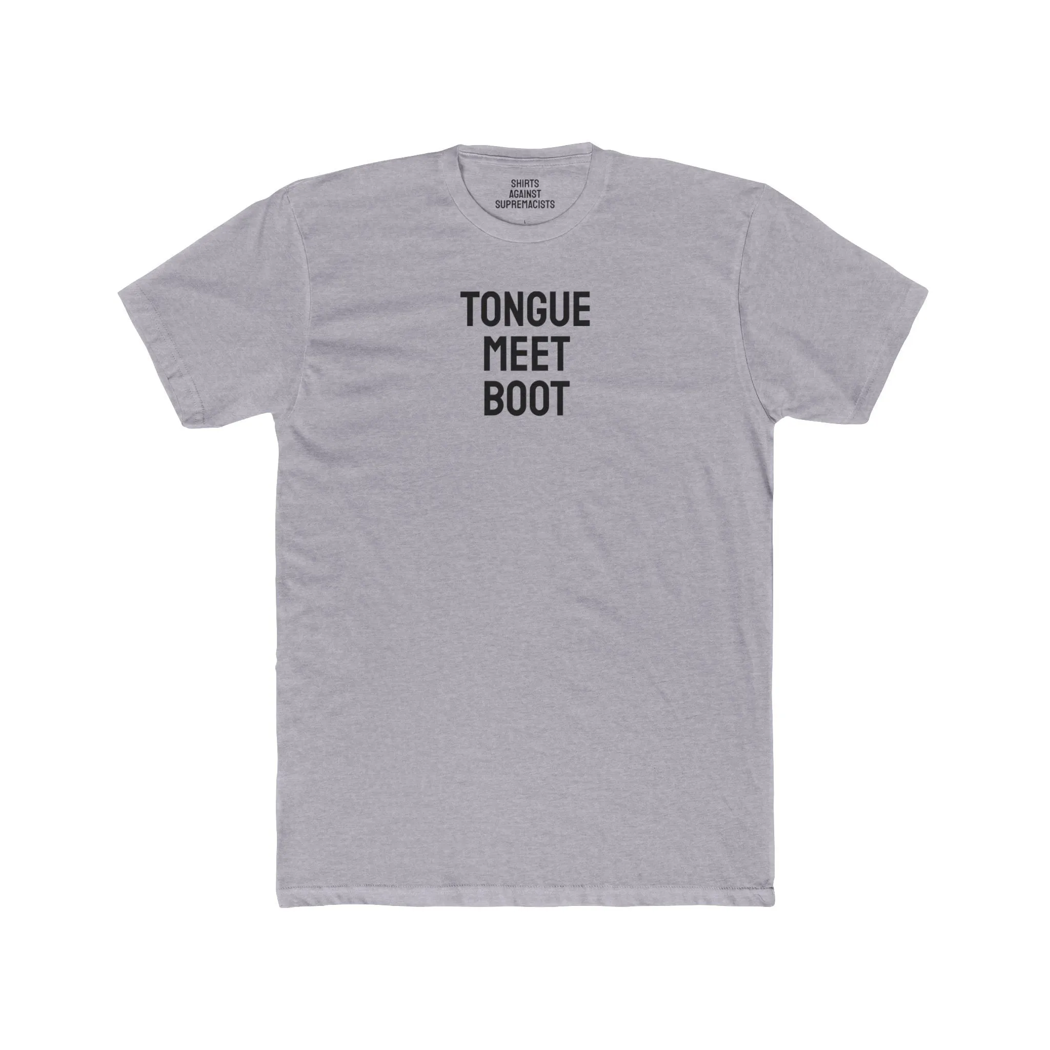 Tounge Meet Boot - Unisex Cotton Crew Tee